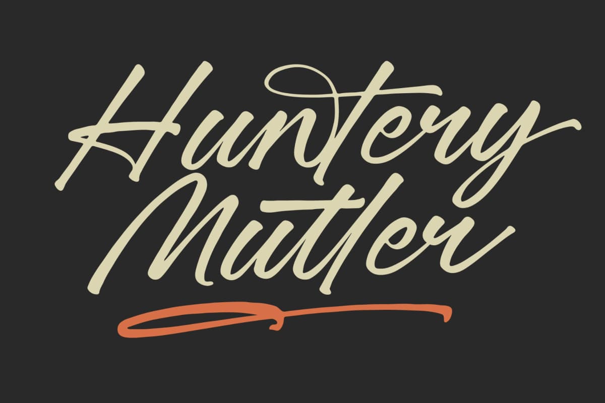 Jonthay Stattera - Modern Script Font Type font preview 5