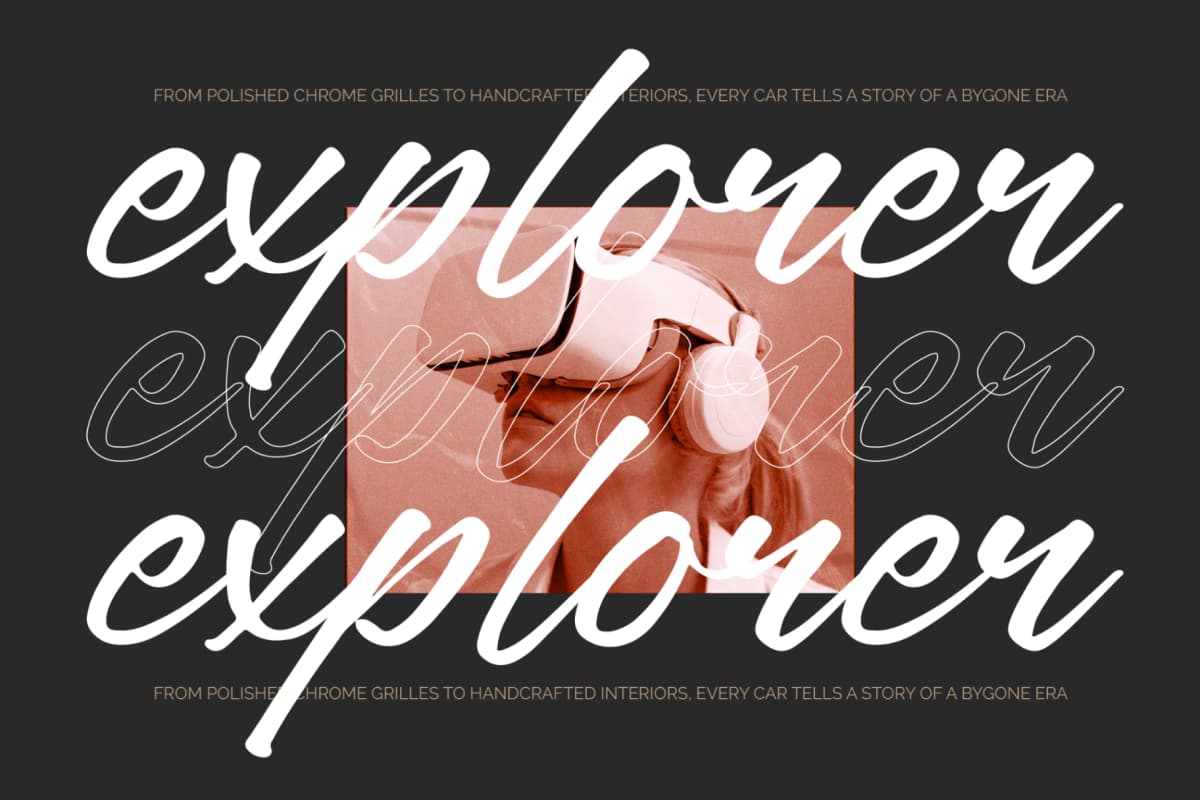 Jonthay Stattera - Modern Script Font Type font preview 15