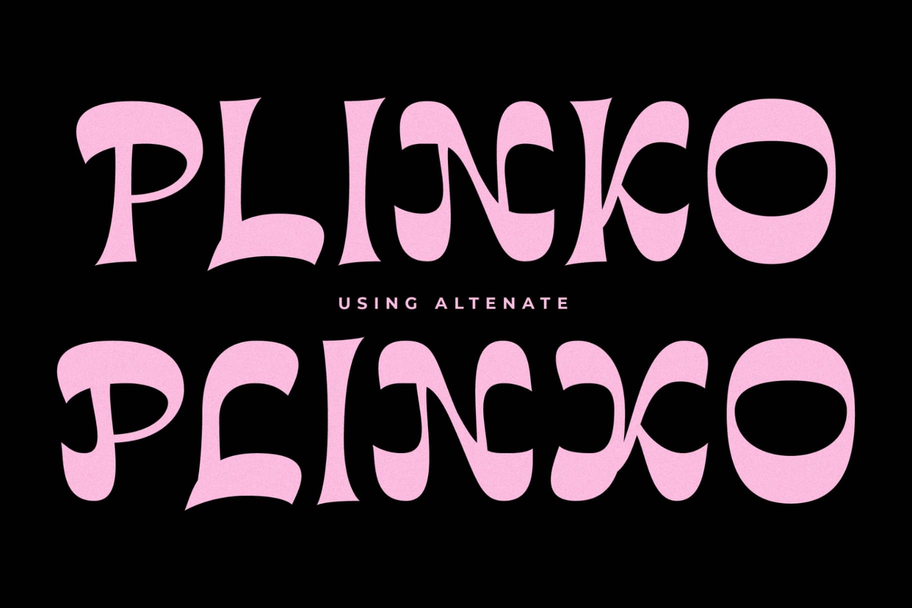 Preview 6 for Plinko - Display Font