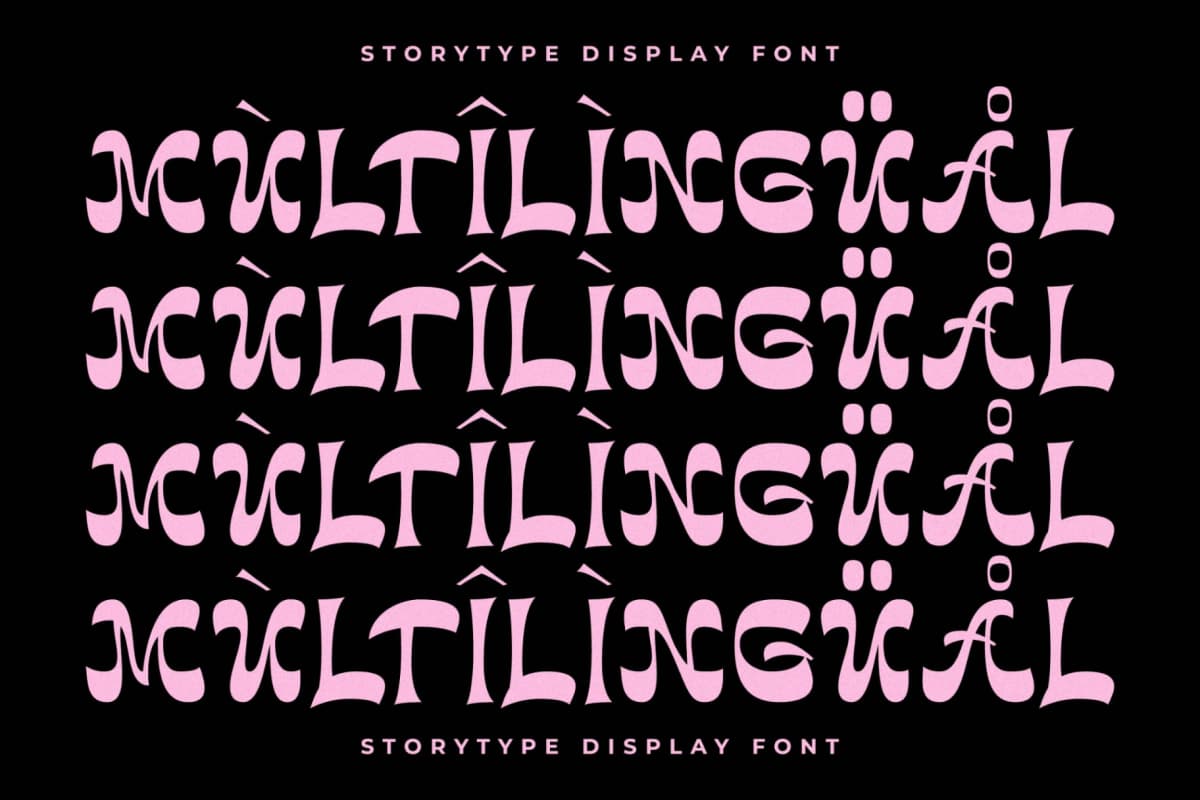 Plinko - Display Font font preview 12