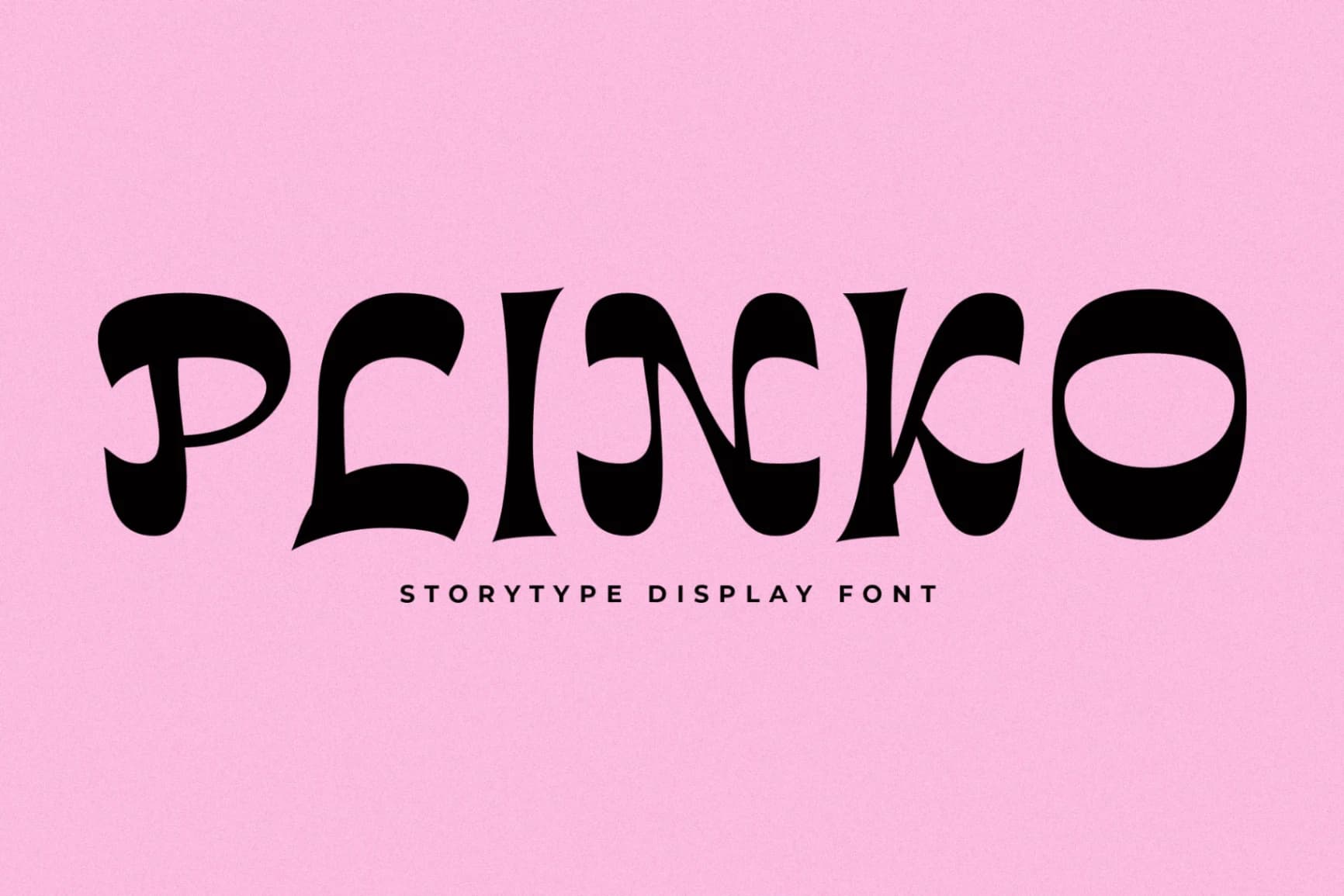Preview of Plinko - Display Font font