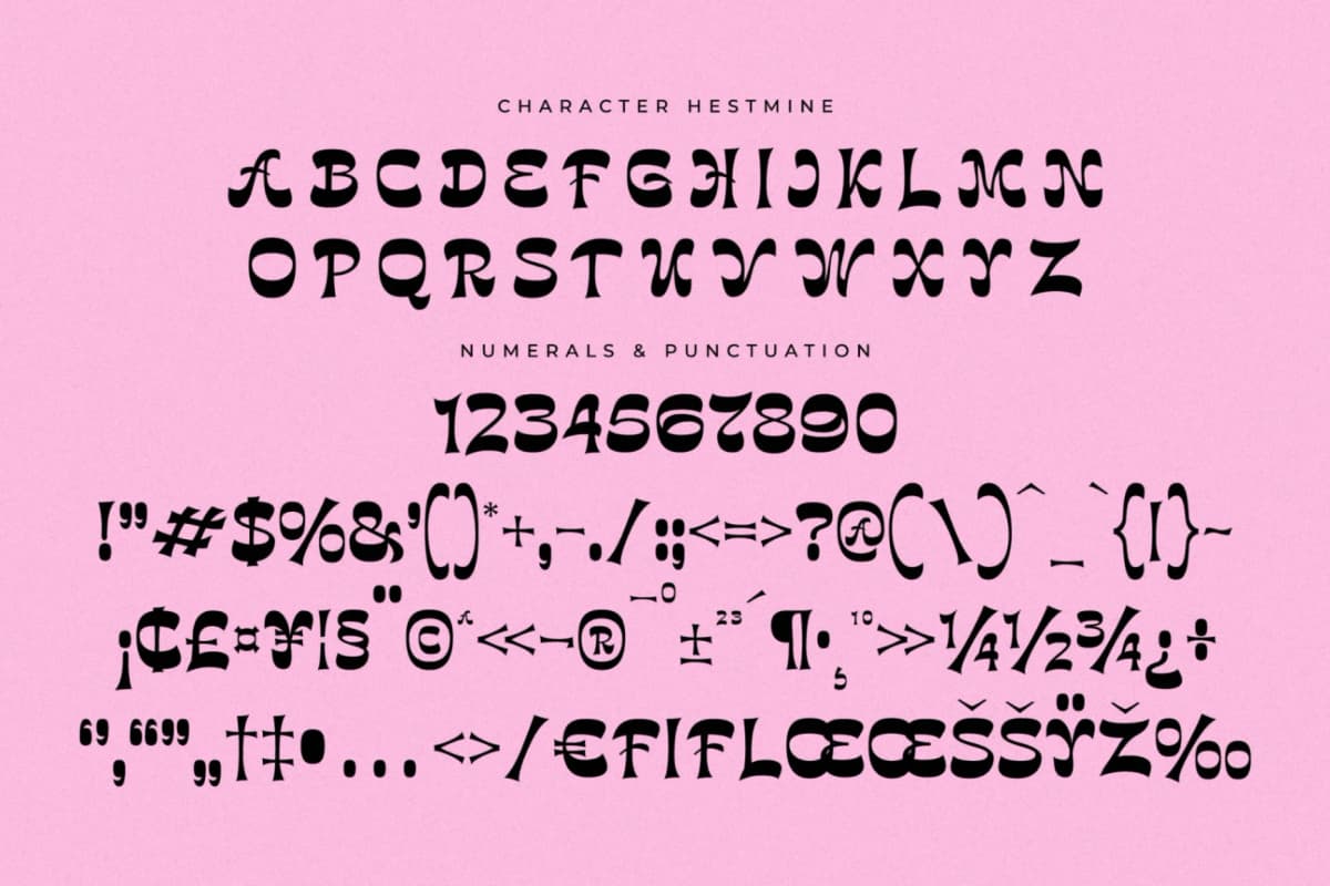 Plinko - Display Font font preview 13