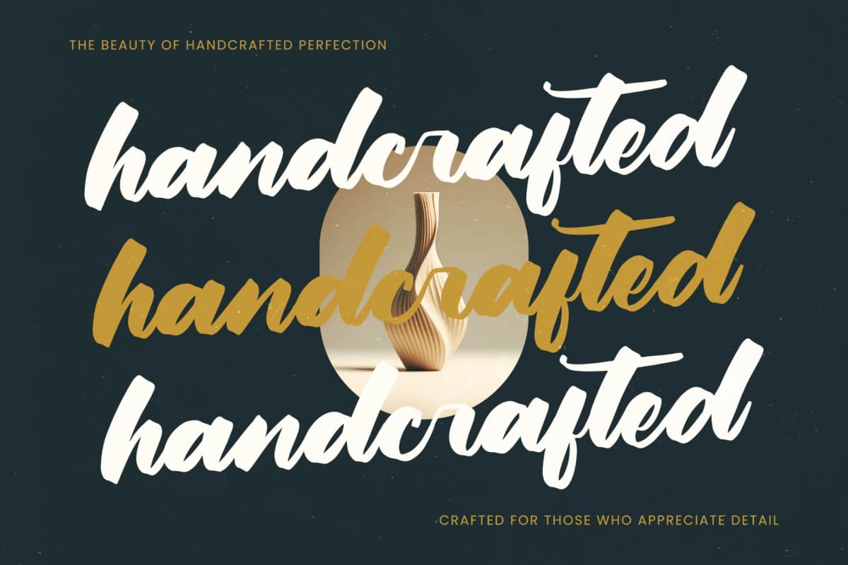Preview 2 for Yulinta Satin - Bold Calligraphy Font