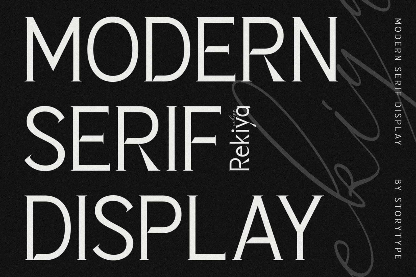 Preview 10 for Rekiya - Modern Serif Display Font