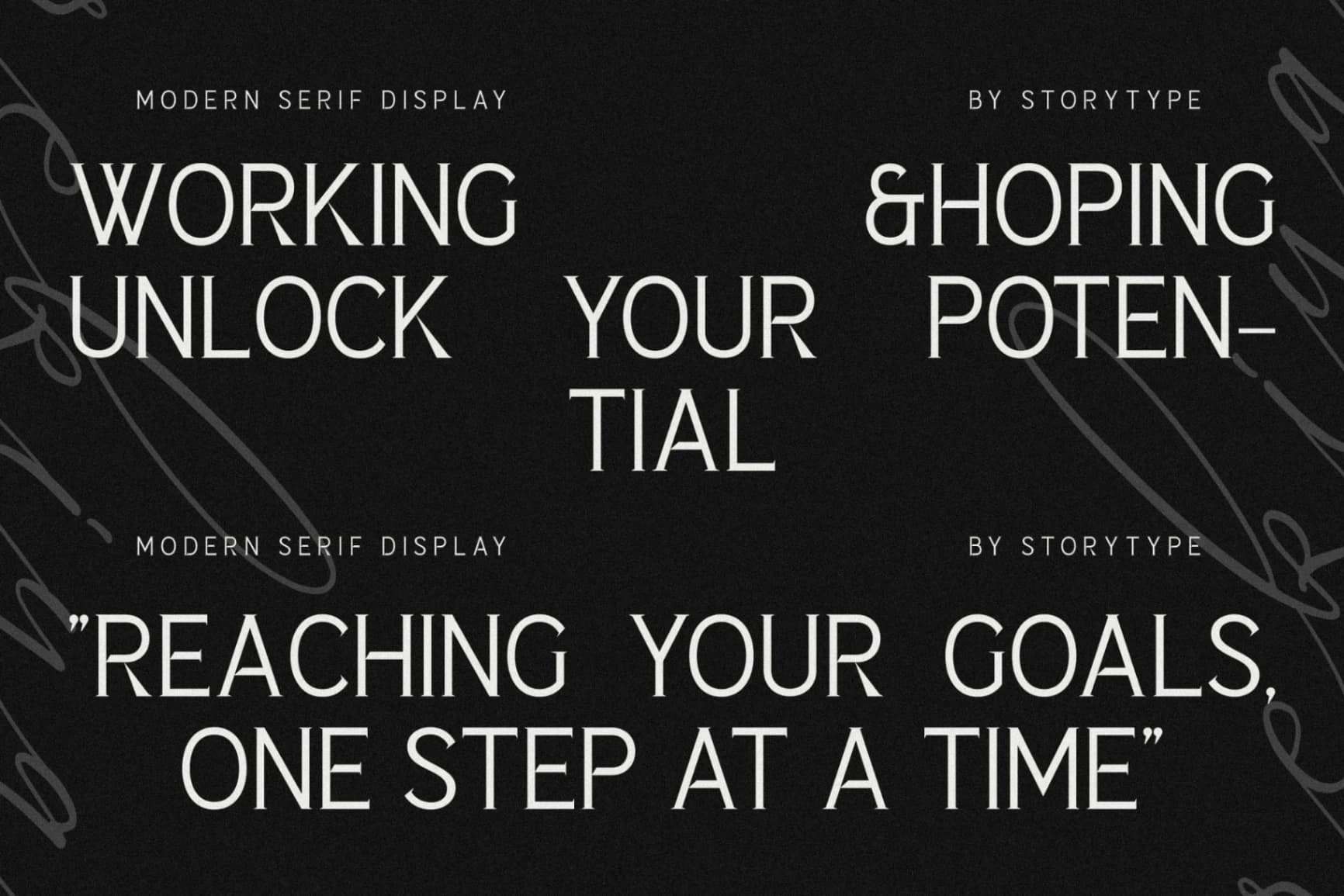 Preview 4 for Rekiya - Modern Serif Display Font