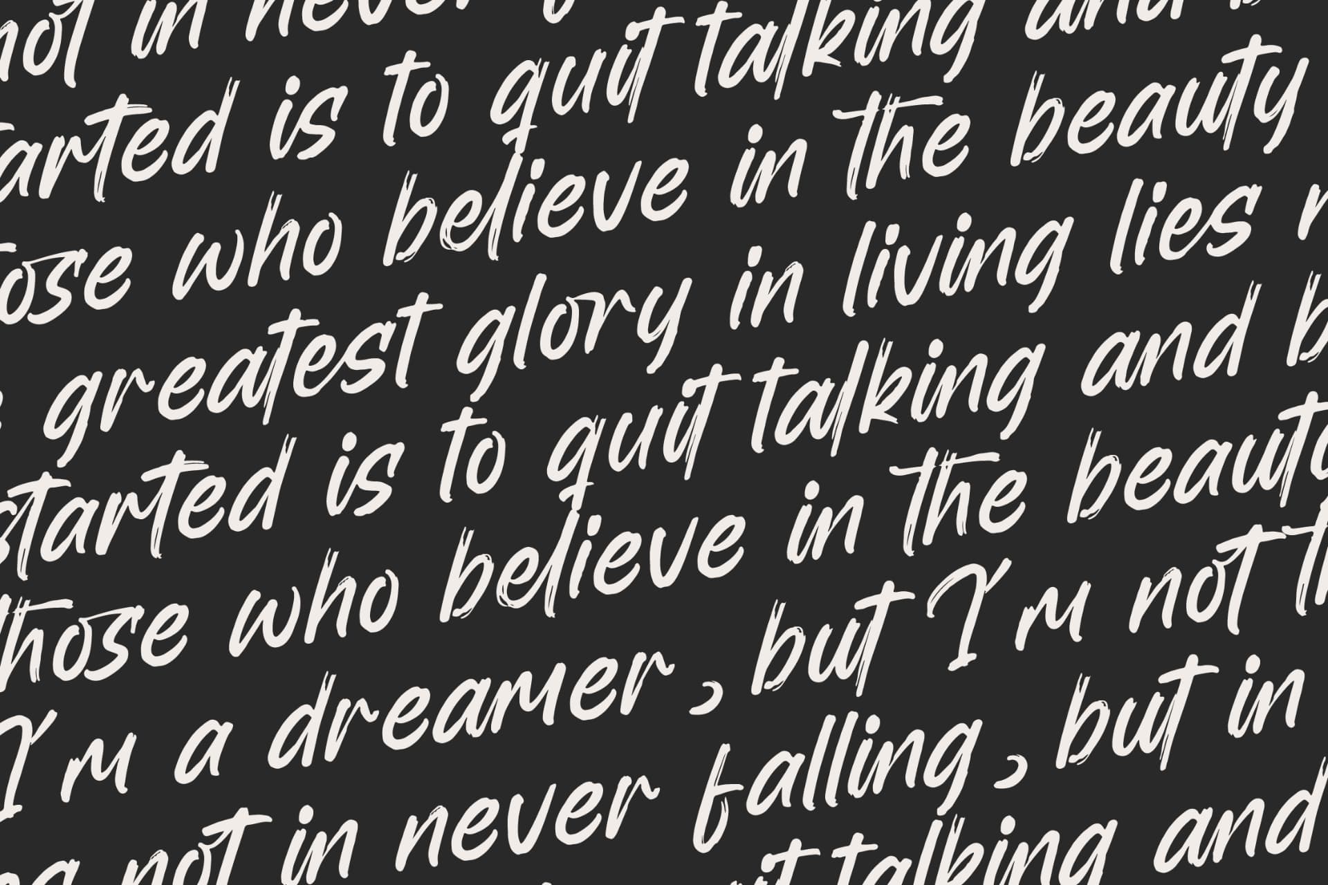 Preview 17 for Backline Marker - Texture Brush Font