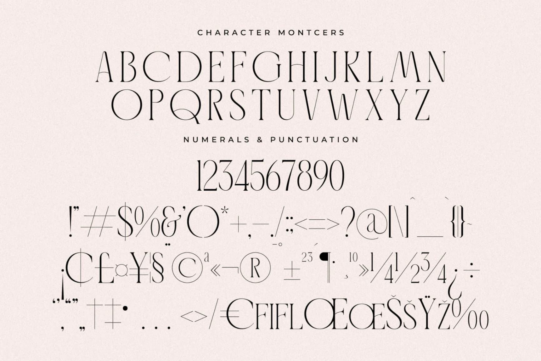 Preview 13 for Montcers - A Modern Serif Font