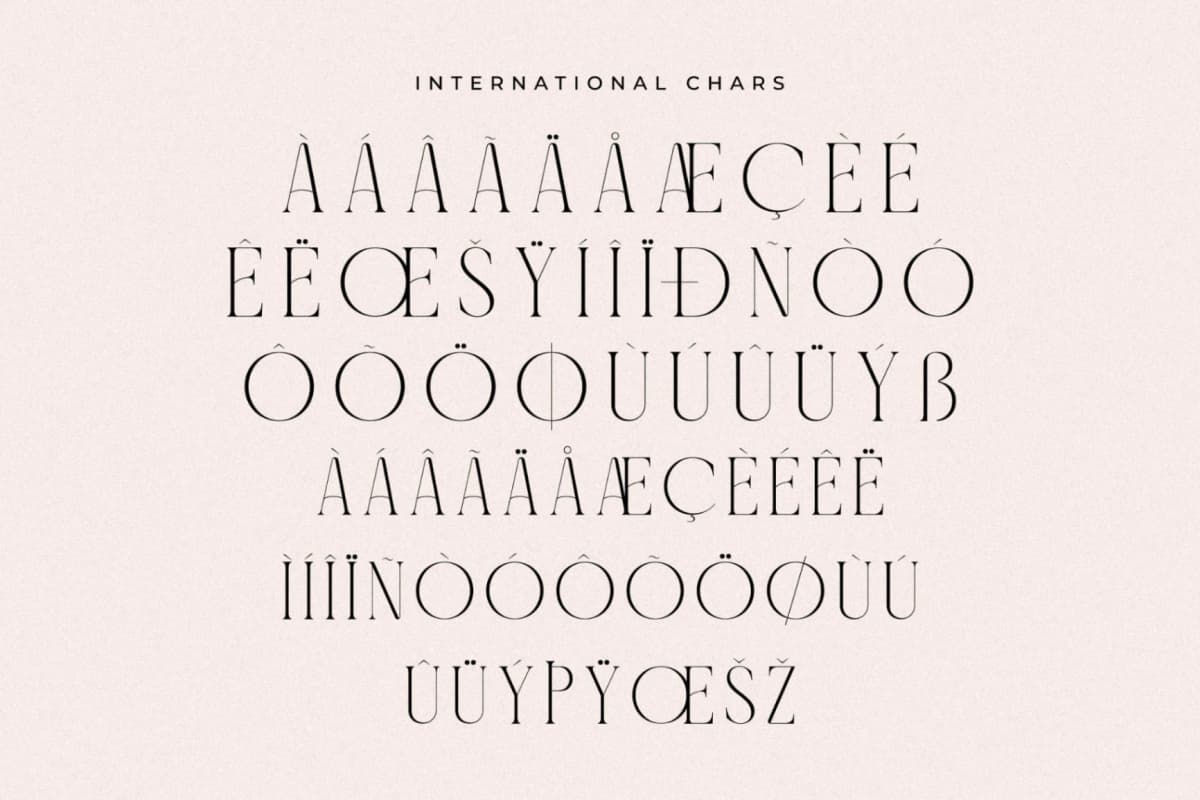 Montcers - A Modern Serif Font font preview 14