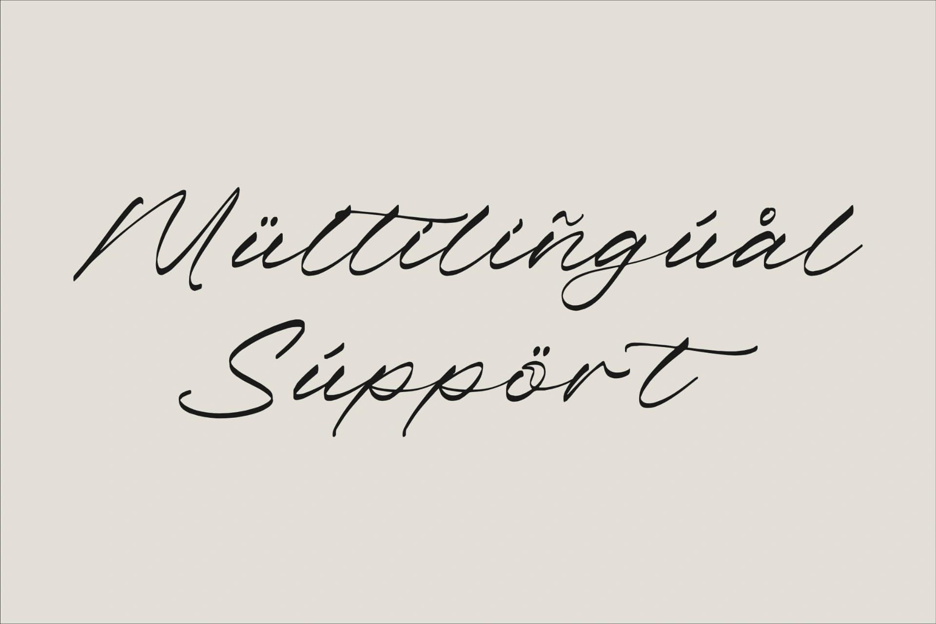 Preview 12 for Pharellia Redusha - A Modern Script Font