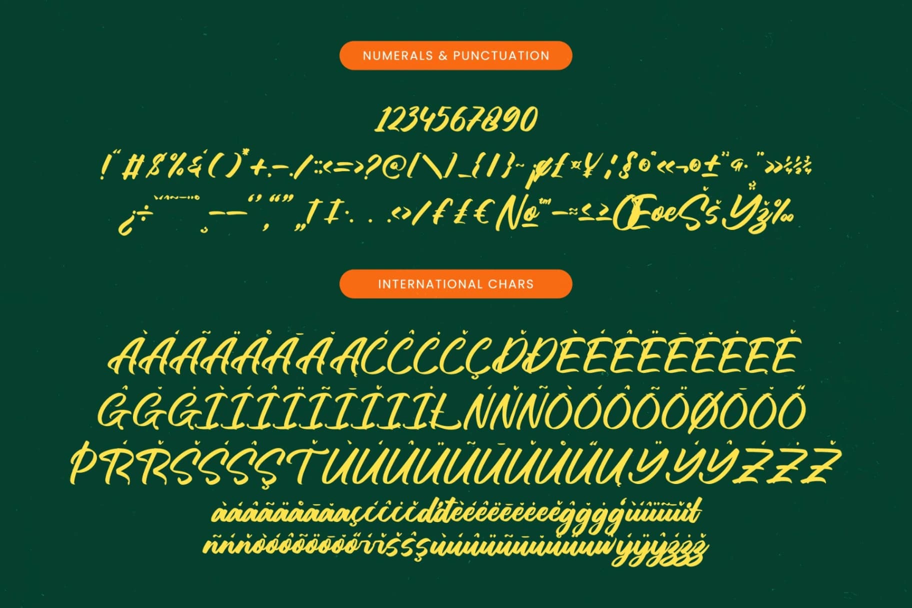 Preview 19 for Hunting Gather - Bold Handwritten Font