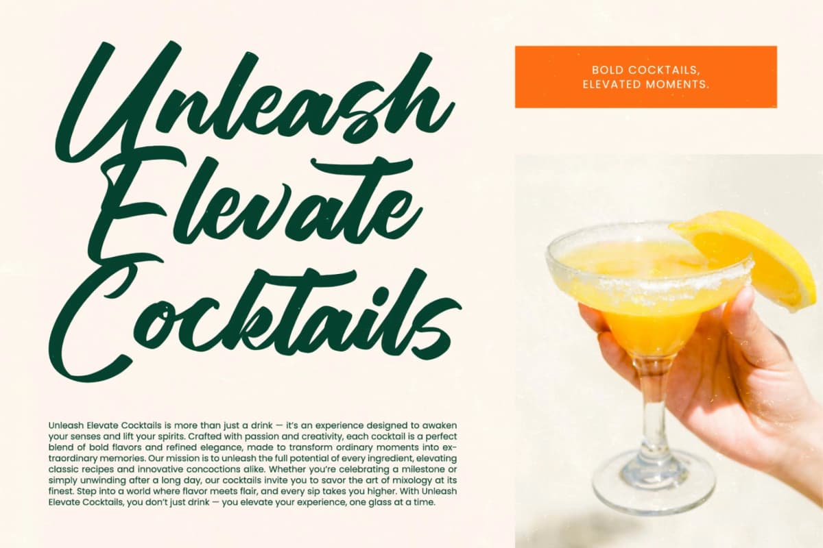 Hunting Gather - Bold Handwritten Font font preview 12