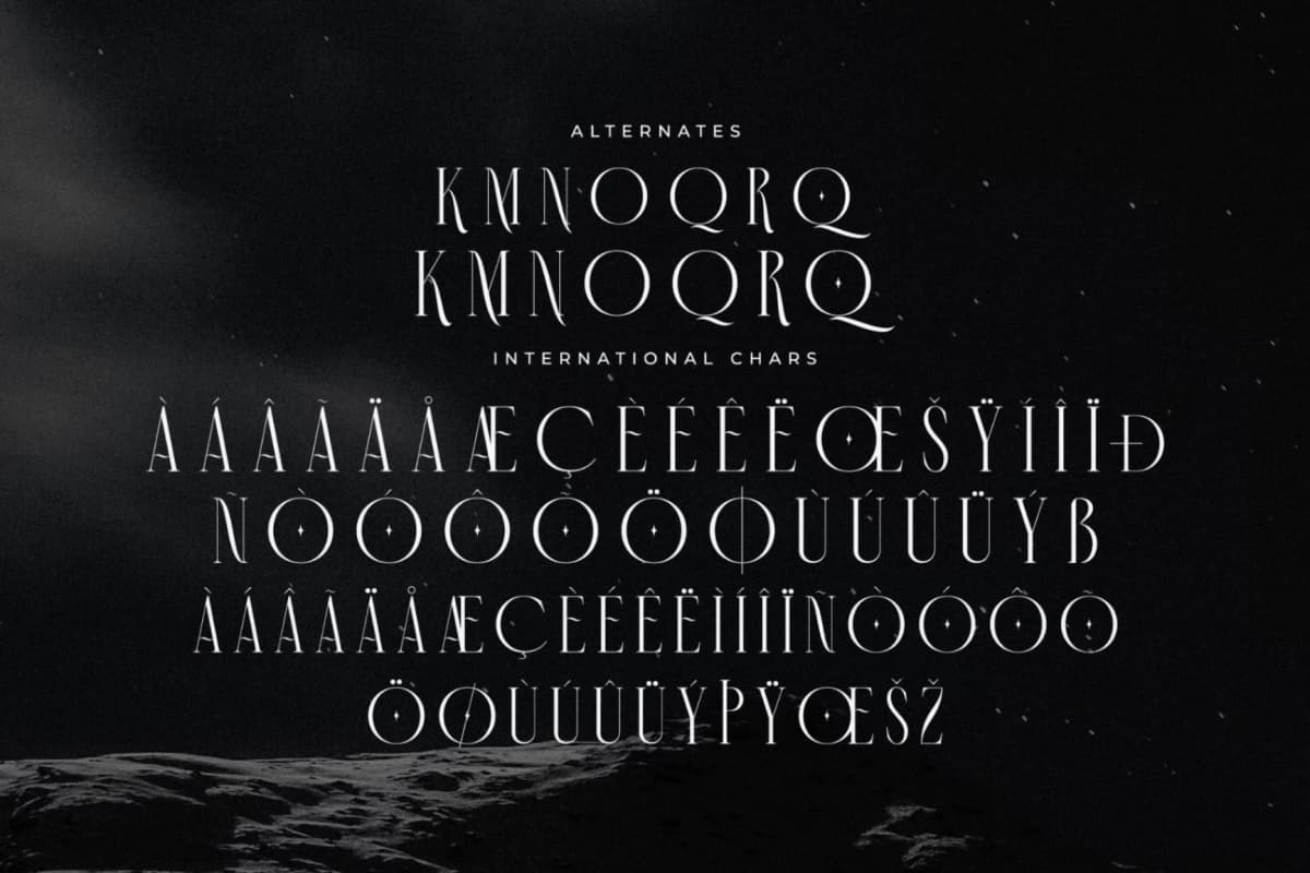 Meorgine - Display Serif Font font preview 14