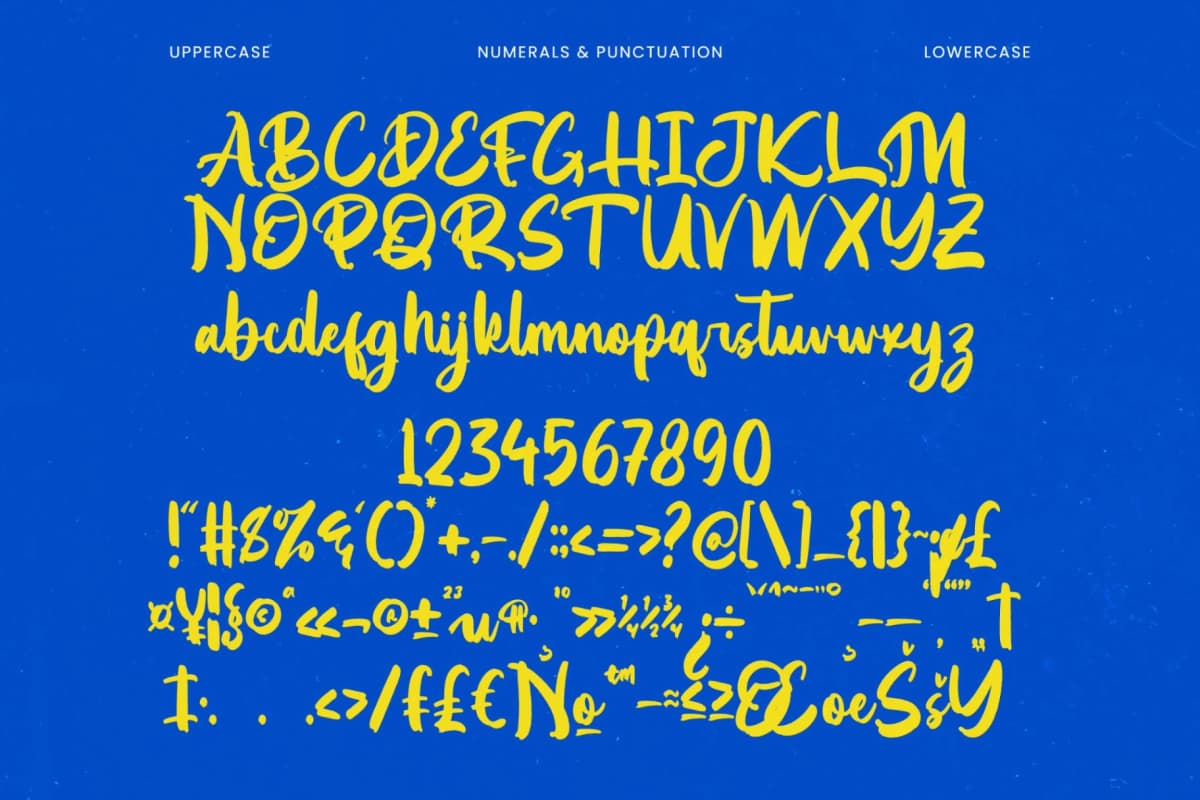 Preview 18 for Dateline - Bold Brush Font