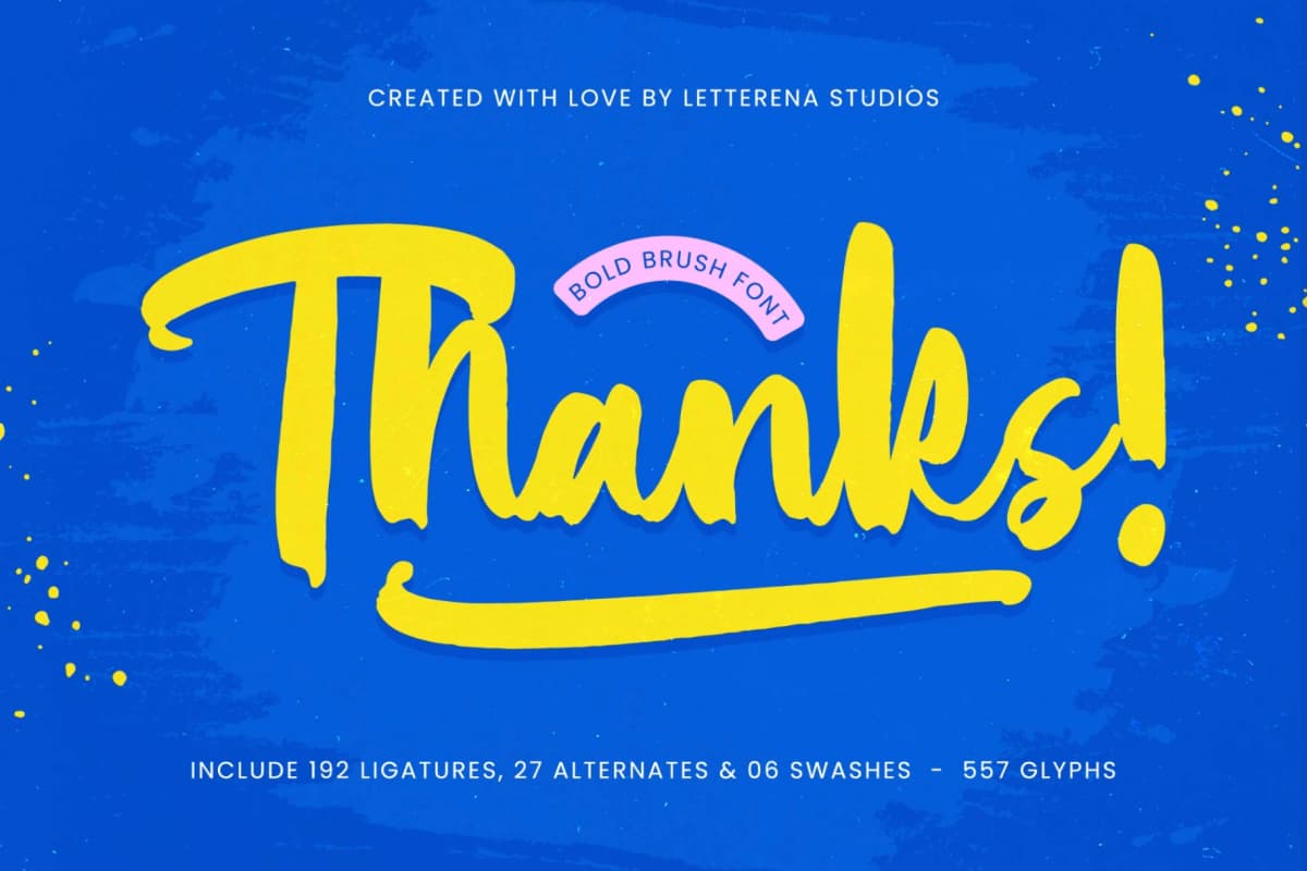 Dateline - Bold Brush Font font preview 20