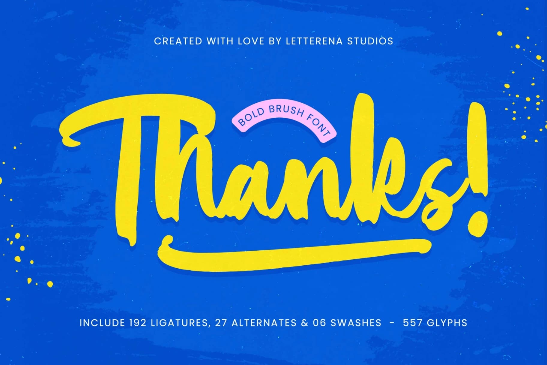 Preview 20 for Dateline - Bold Brush Font