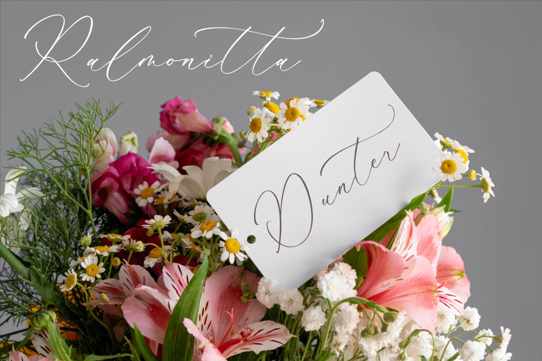 Preview 9 for Kalneitta Aldonite - Chic Calligraphy Font