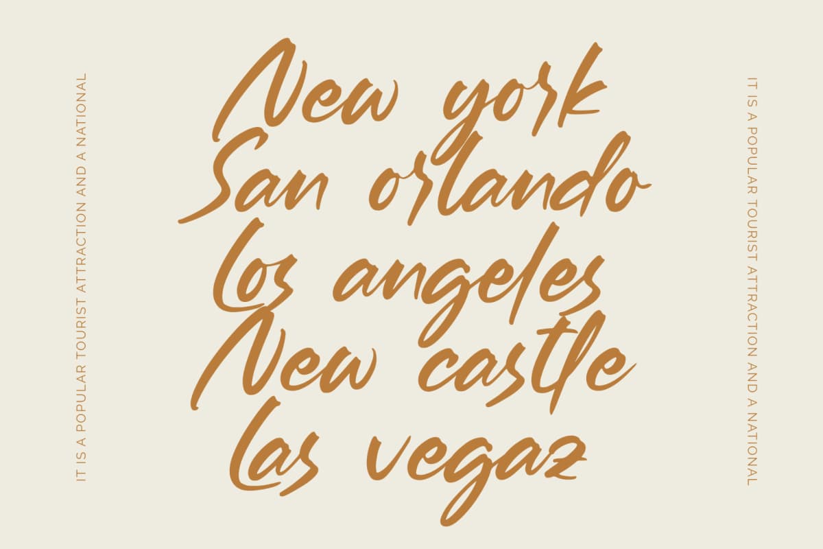 Ratlesa Skottalle - Bold Handwritten Font Type font preview 15