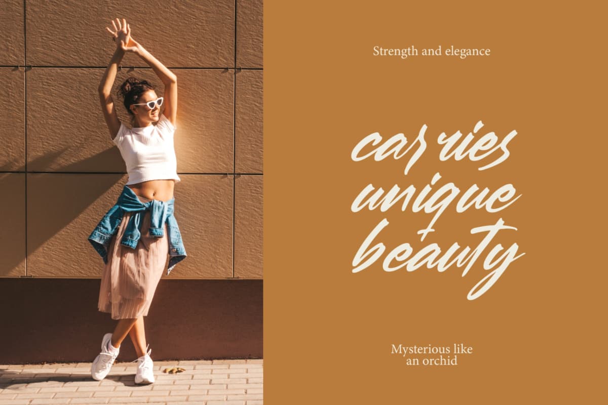 Ratlesa Skottalle - Bold Handwritten Font Type font preview 12