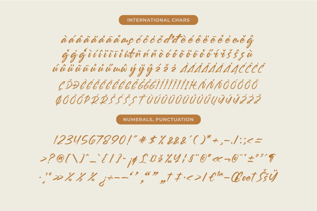 Ratlesa Skottalle - Bold Handwritten Font Type font preview 19