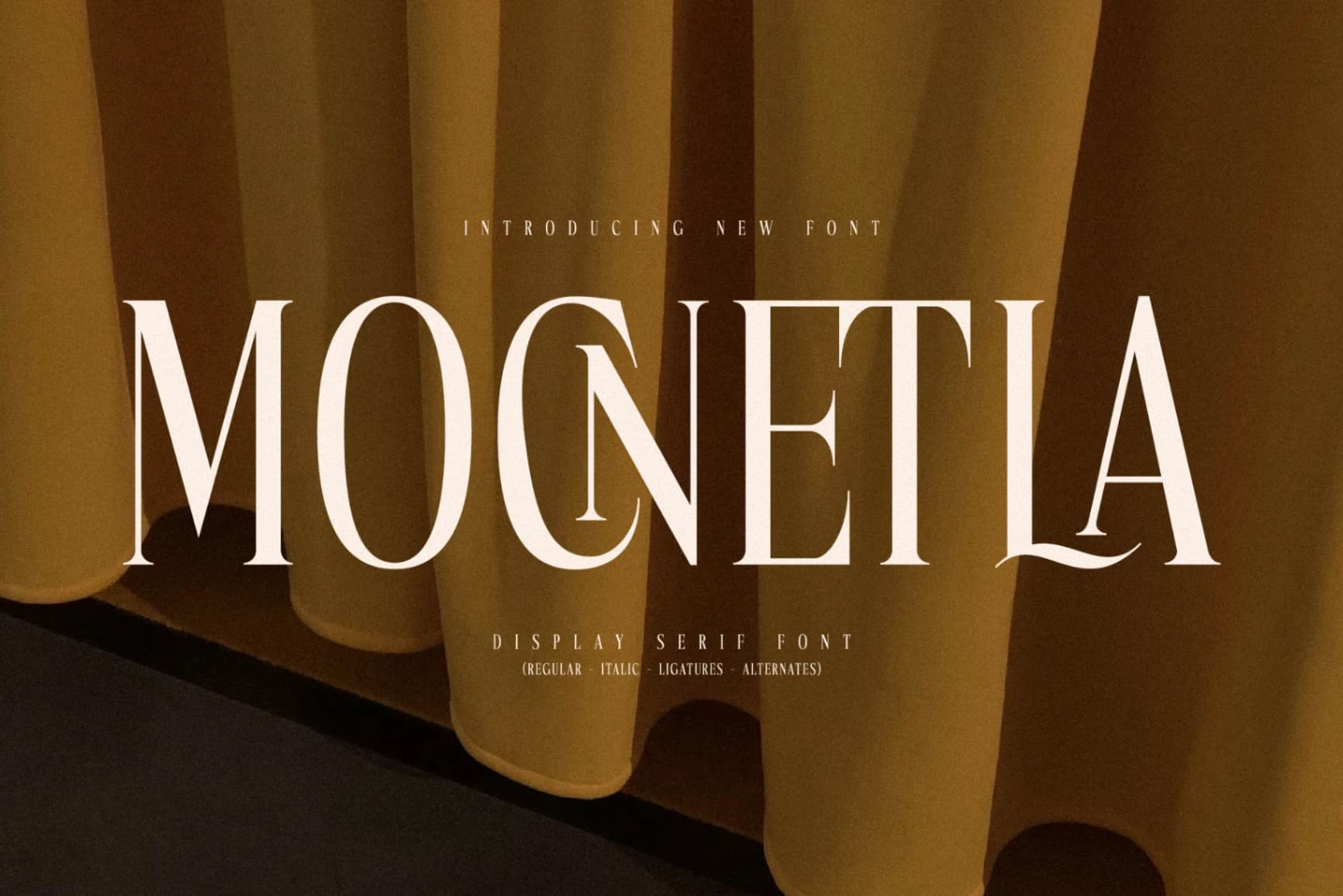 Preview 1 for Mocnetla - Display Serif Font