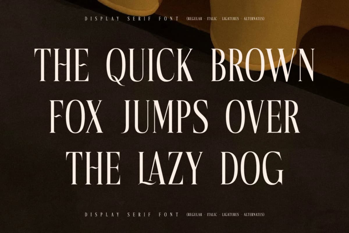Mocnetla - Display Serif Font font preview 5