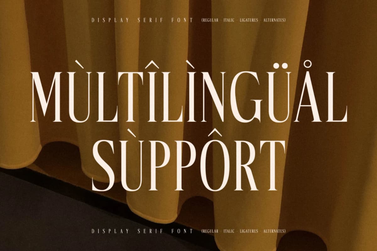 Mocnetla - Display Serif Font font preview 12