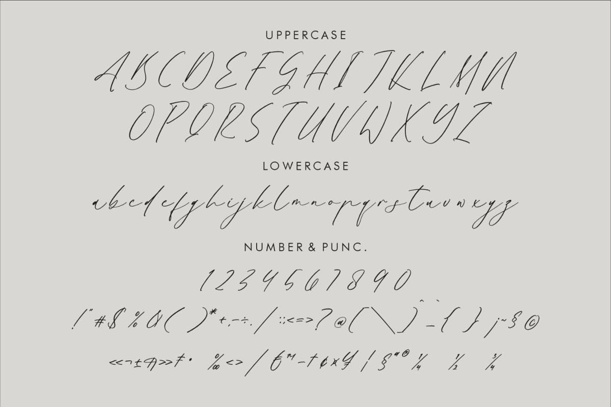 Gatenfield Mondilla - Modern Signature Font font preview 13