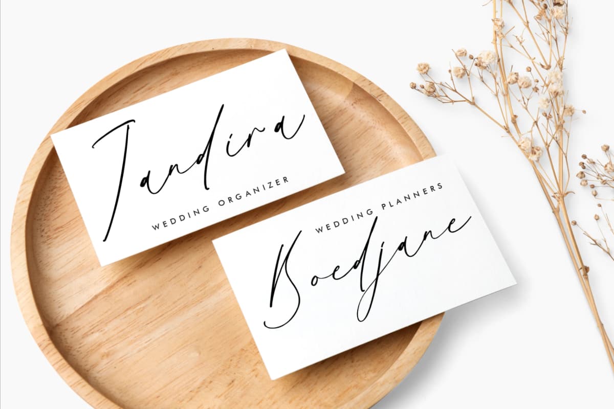 Gatenfield Mondilla - Modern Signature Font font preview 3