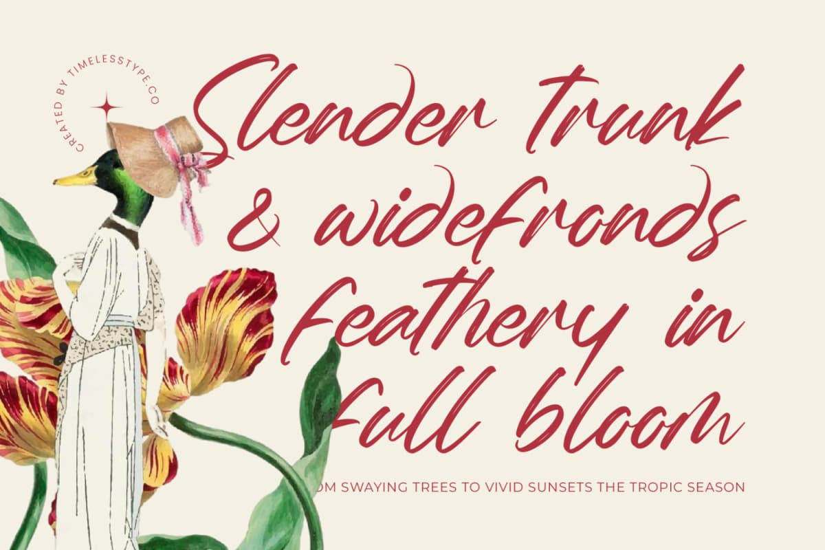 Whadrat Chothelis - Modern Brush Font Type font preview 12