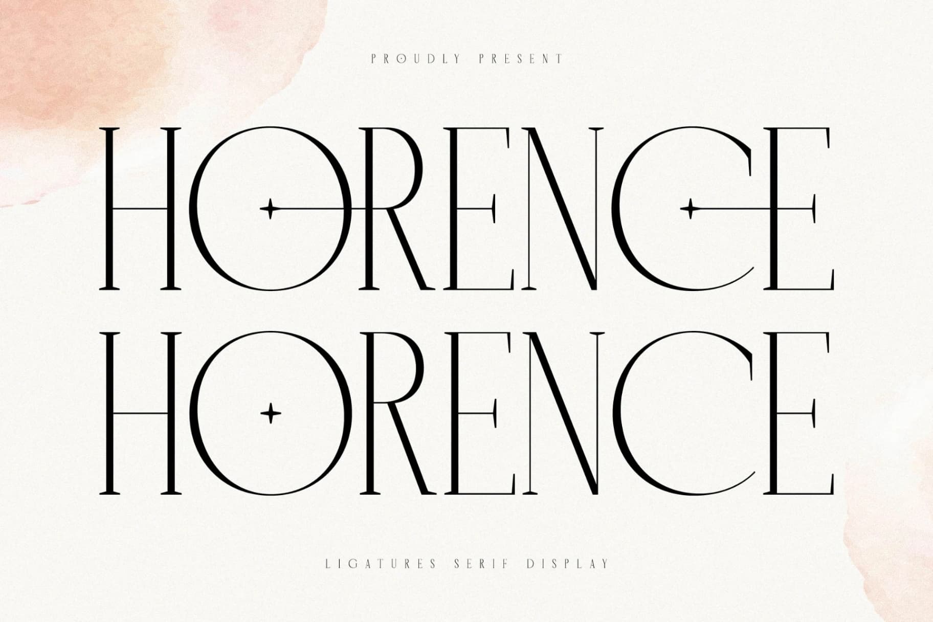 Preview 1 for Horence - Ligature Serif Display