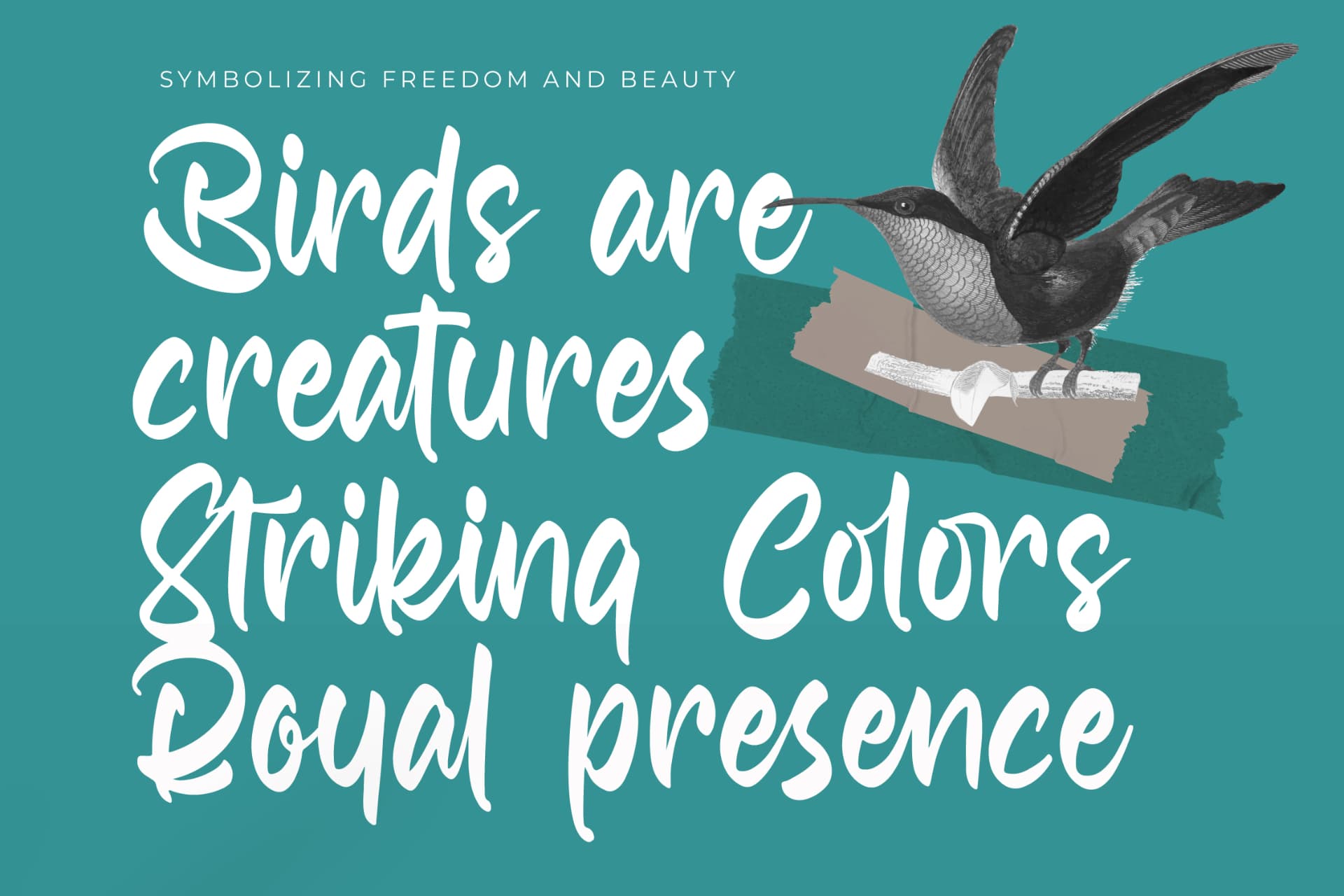 Preview 7 for Hadley Bestone - Bold Handwritten Font Type