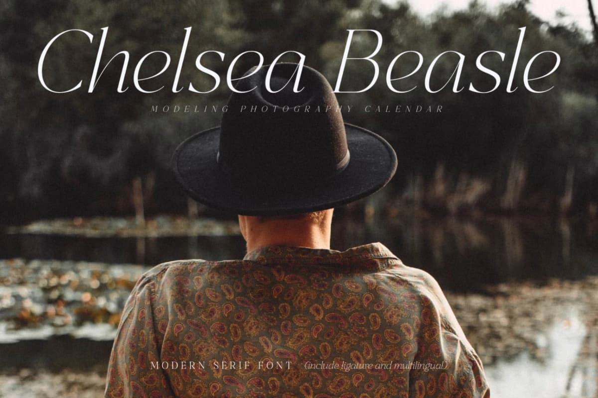 Shefian - Modern Serif Font font preview 2