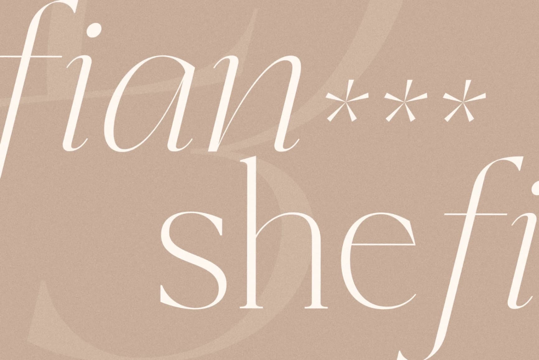 Preview 11 for Shefian - Modern Serif Font