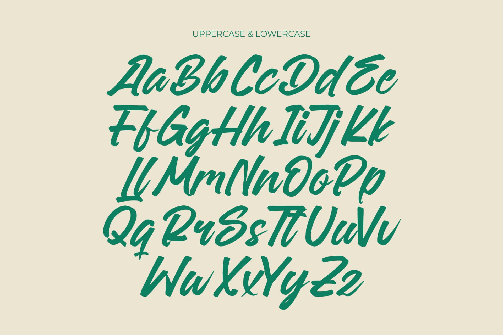Preview 12 for Sattyne Bregast - Bold Brush Font Type