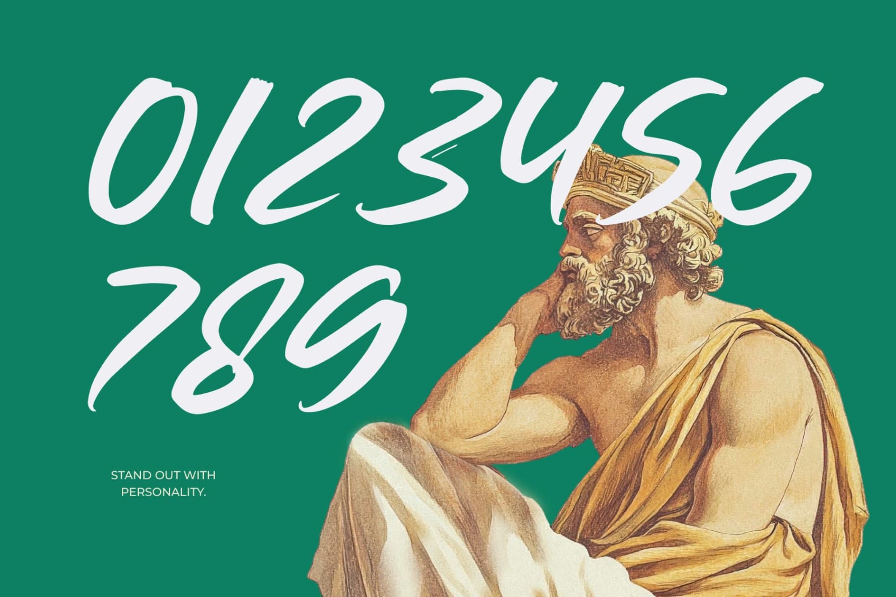 Preview 11 for Sattyne Bregast - Bold Brush Font Type
