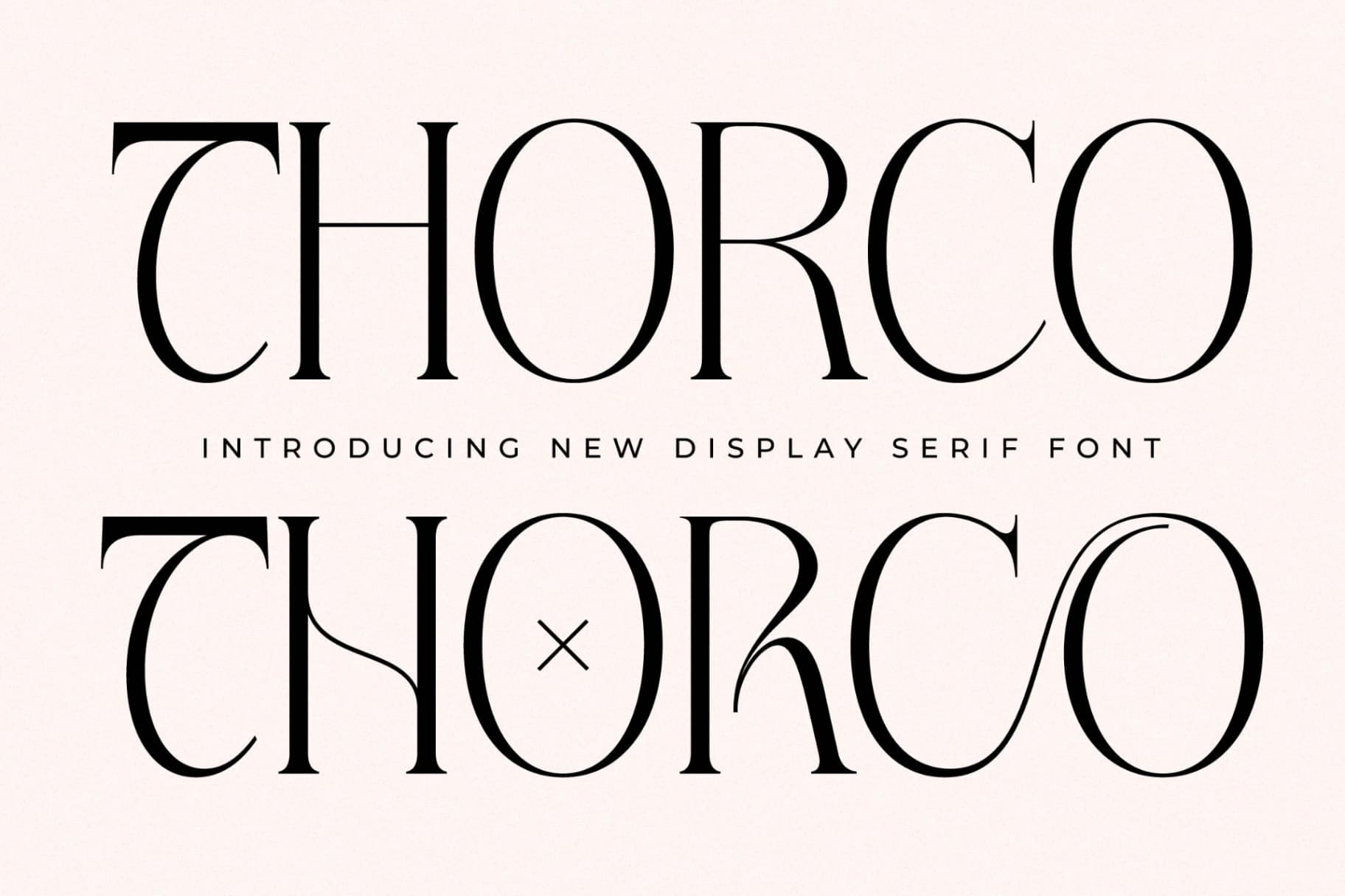 Preview of Thorco - New Display Serif Font font