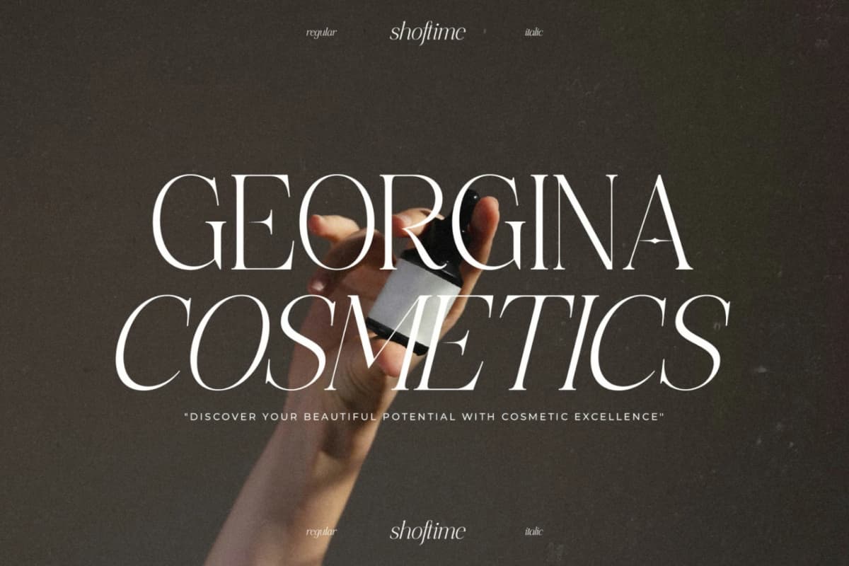 Preview 3 for Shoftime - A New Modern Serif Font