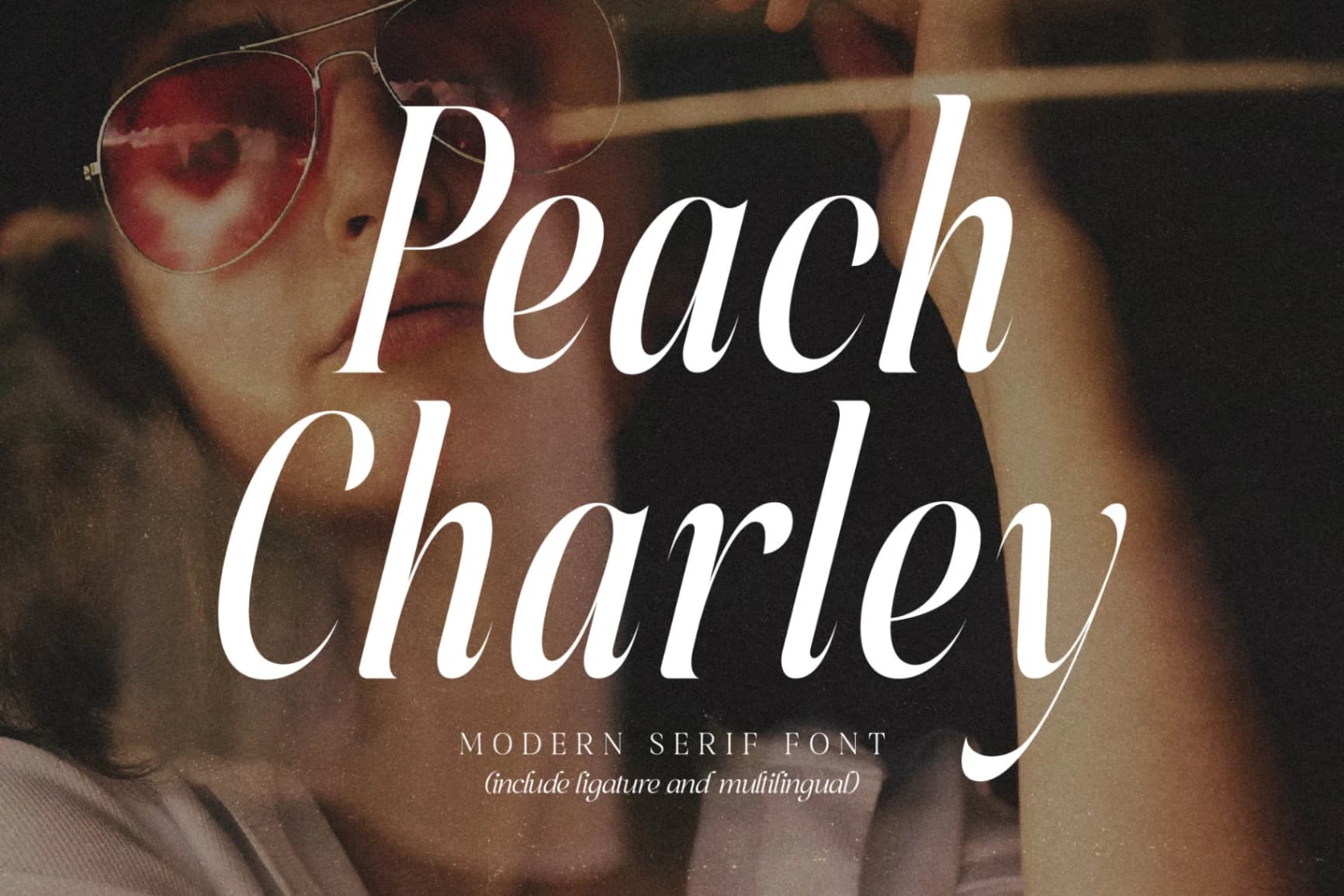 Preview of Peach Charley - Modern Serif Font font