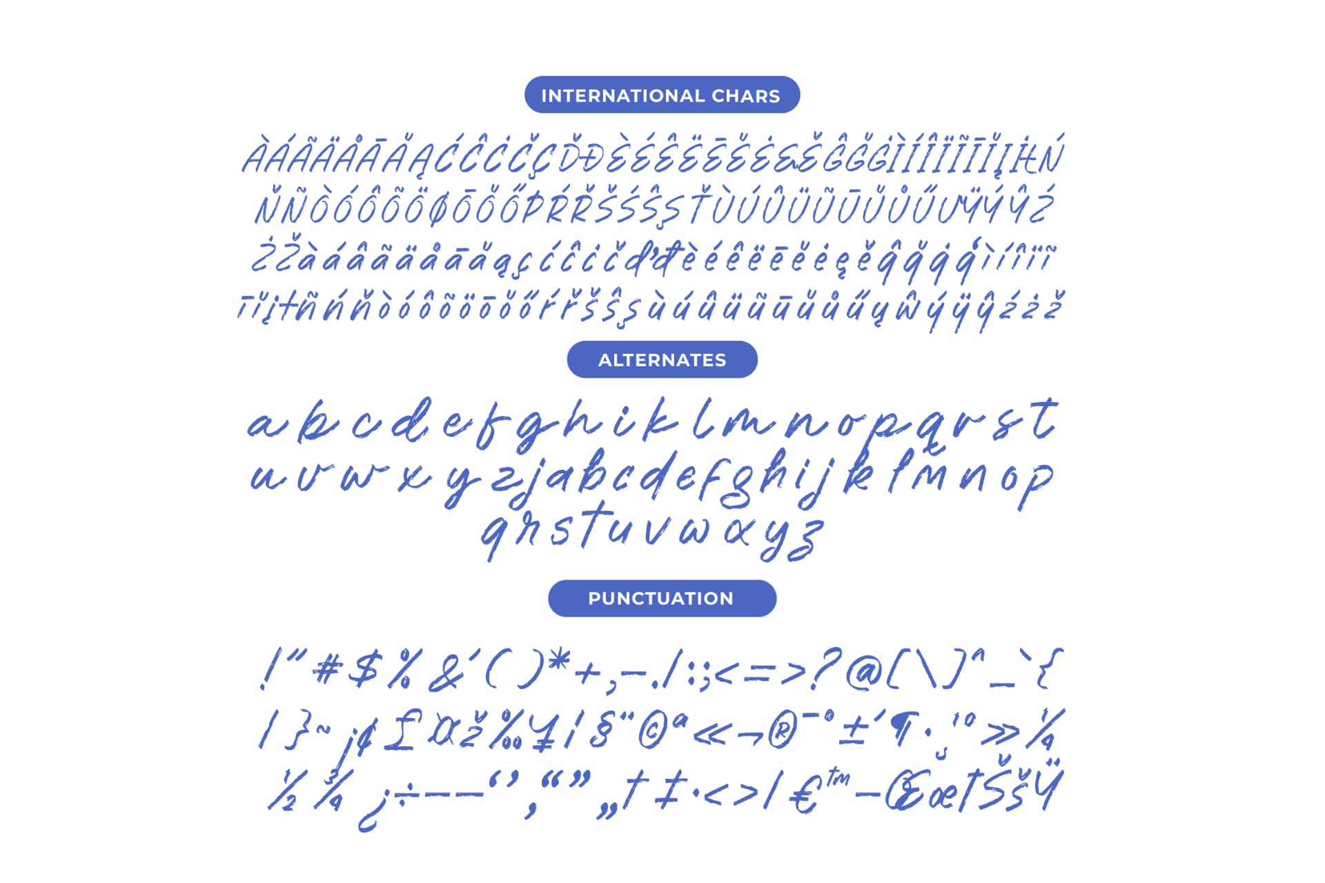 Preview 13 for Rashing Skystand - Handwritten Brush Font