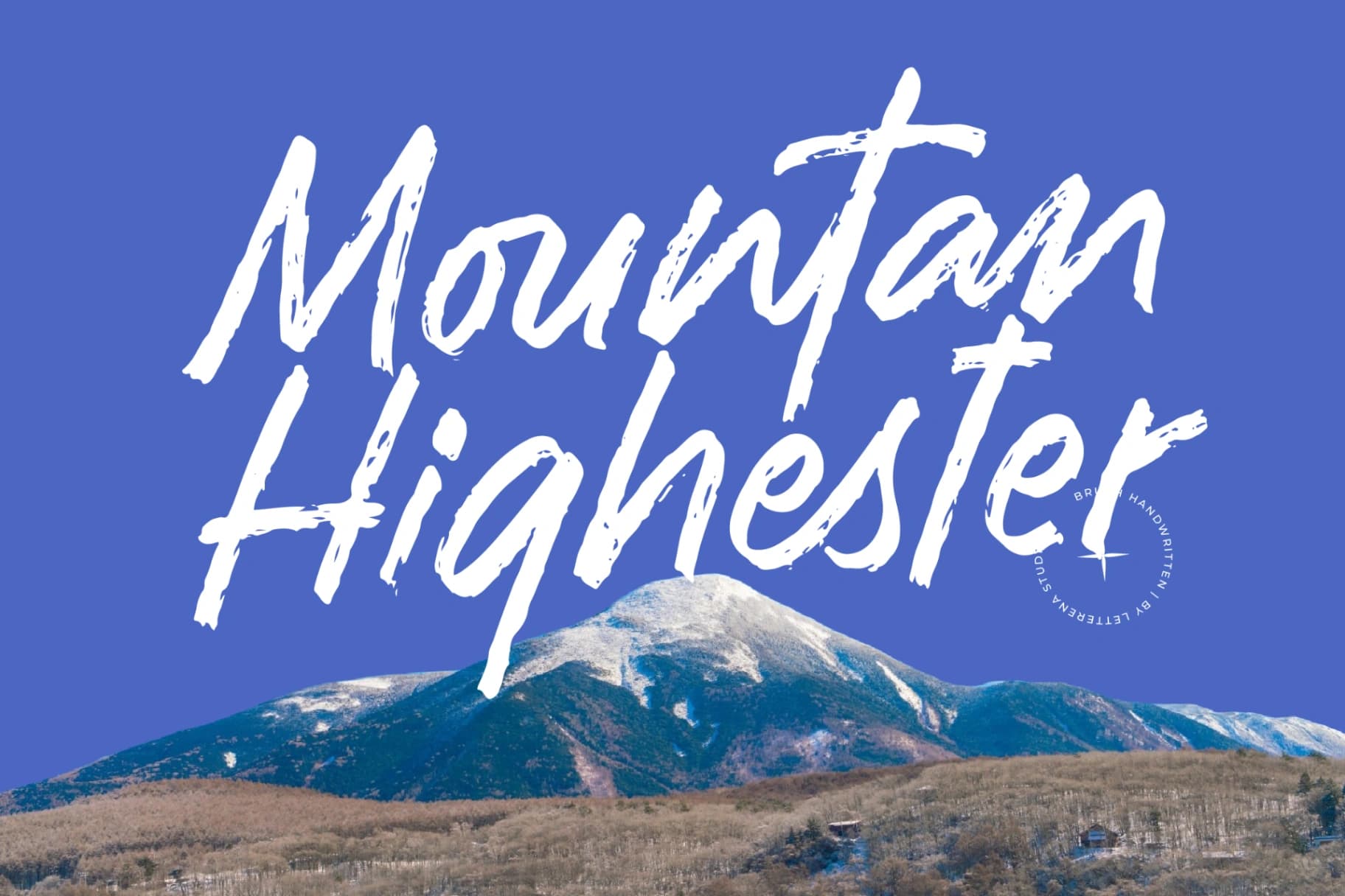 Preview 2 for Rashing Skystand - Handwritten Brush Font