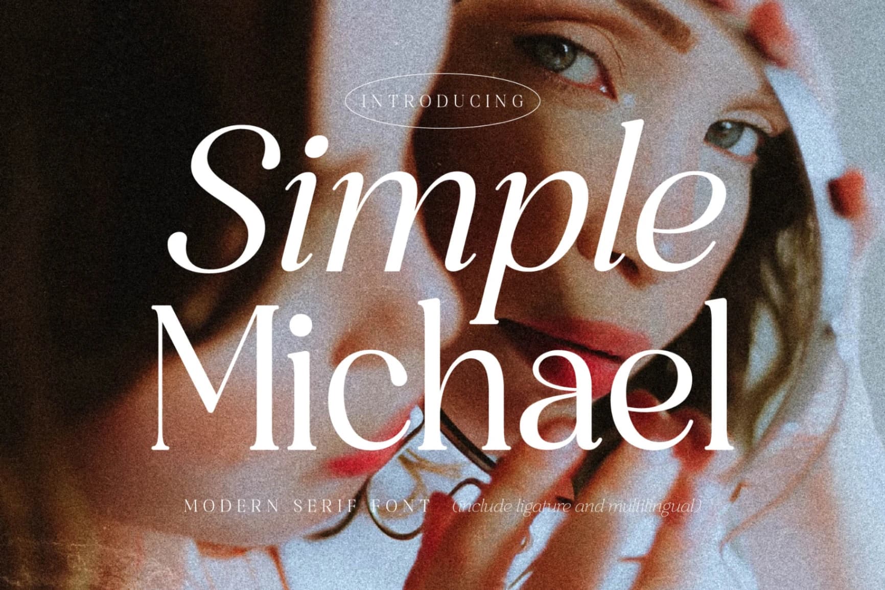 Preview of Simple Michael - Modern Serif Font font