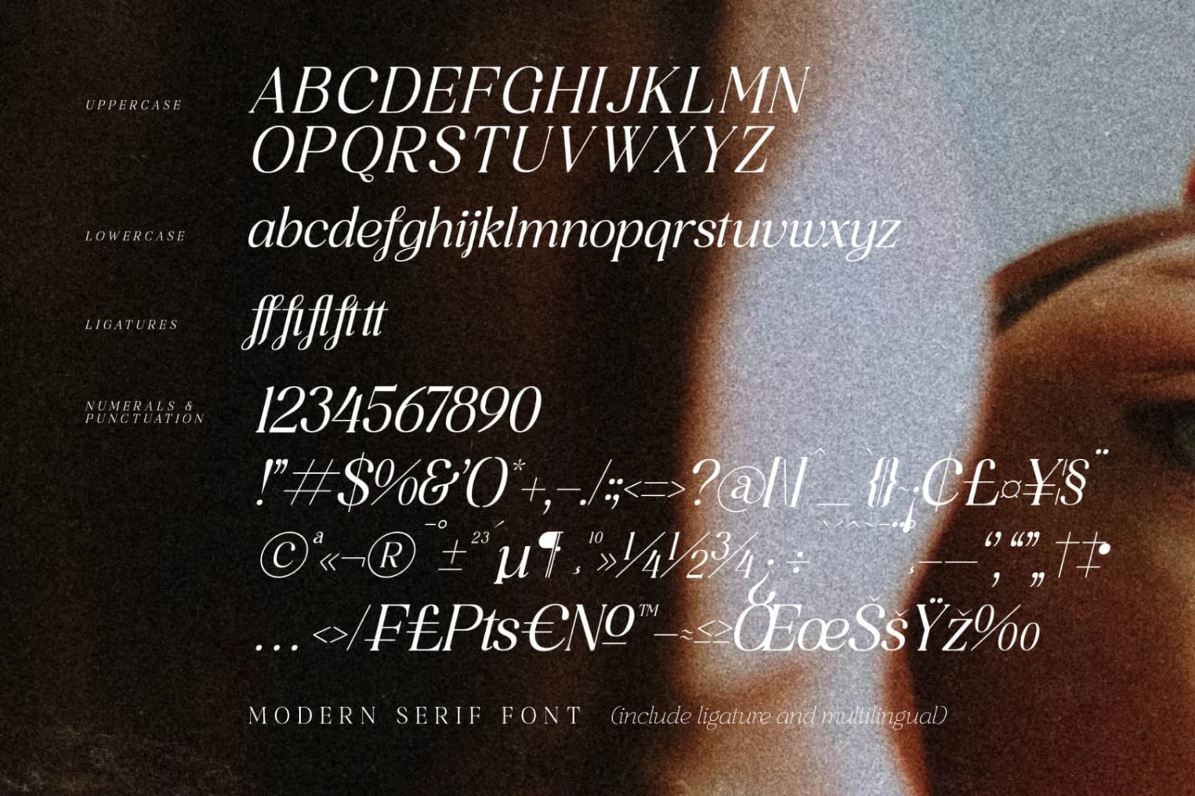 Preview 14 for Simple Michael - Modern Serif Font