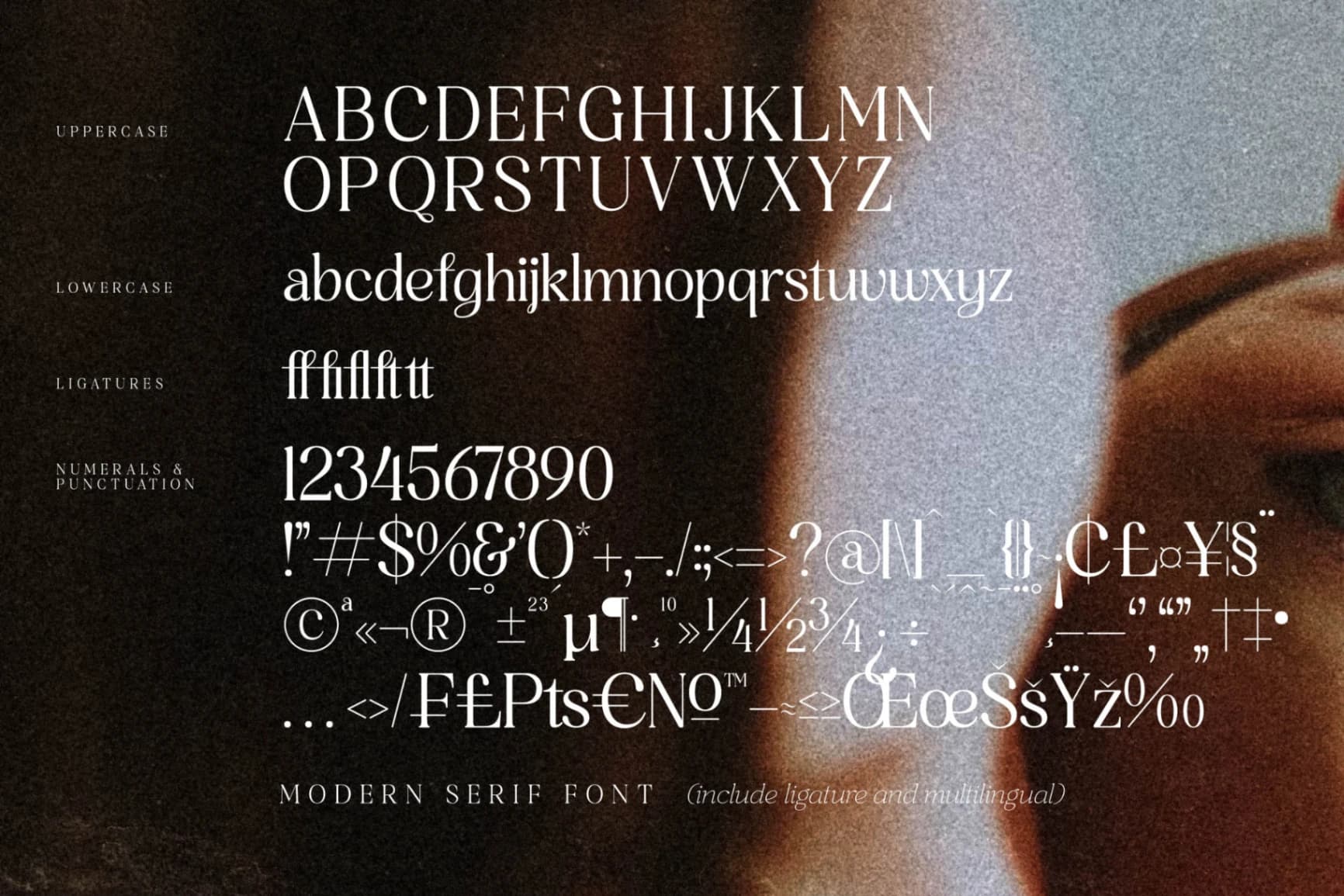 Preview 13 for Simple Michael - Modern Serif Font