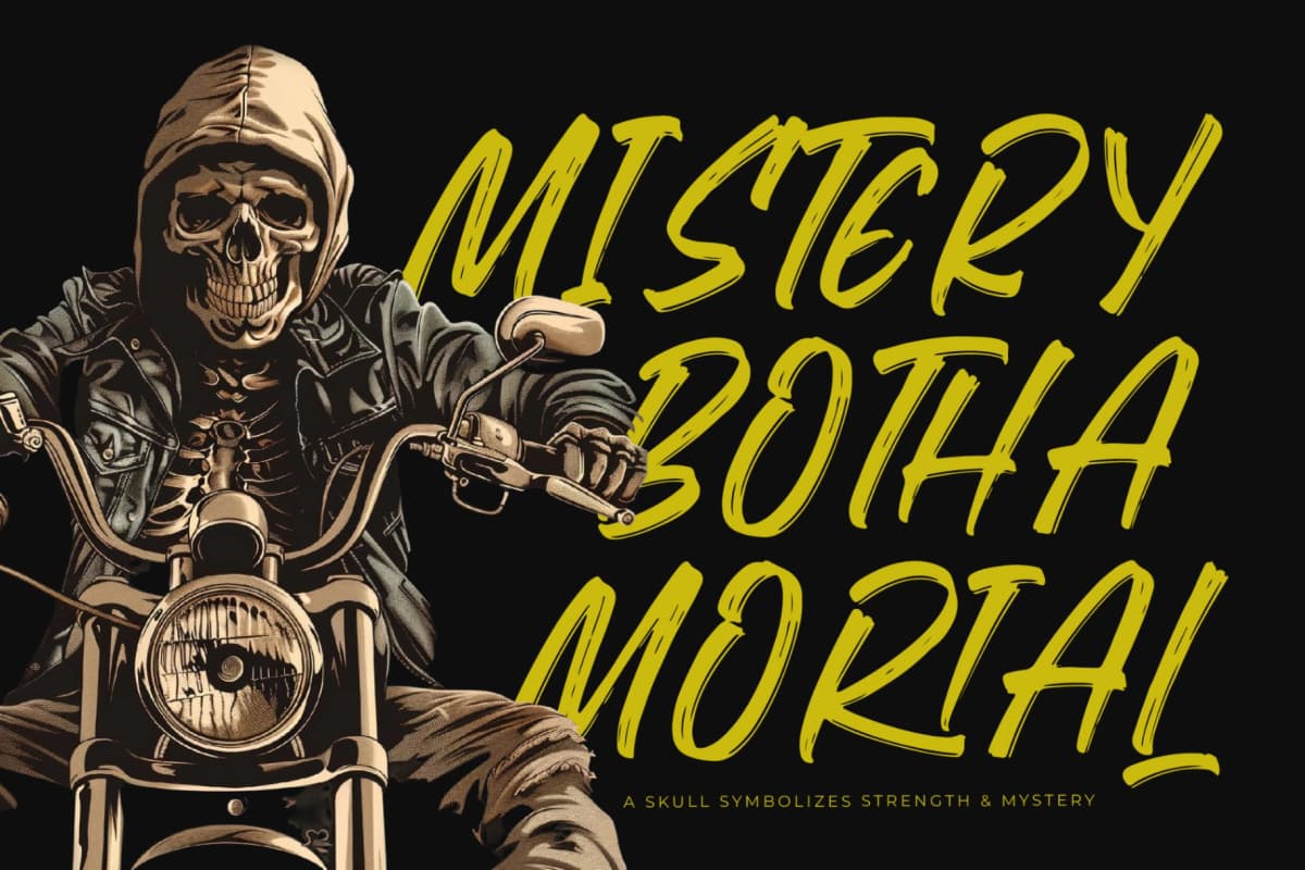 Preview 3 for Flackin Bruska - Modern Brush Font