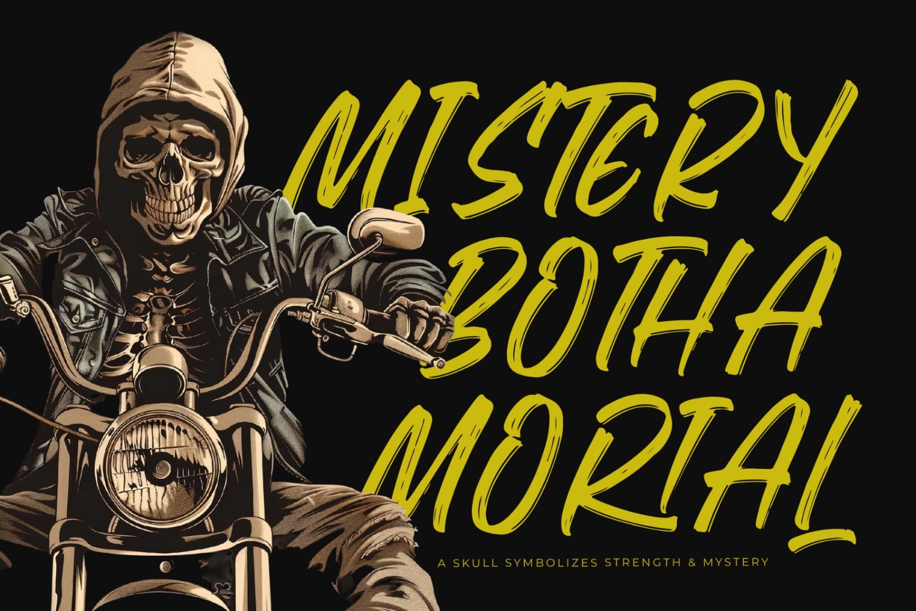 Preview 3 for Flackin Bruska - Modern Brush Font