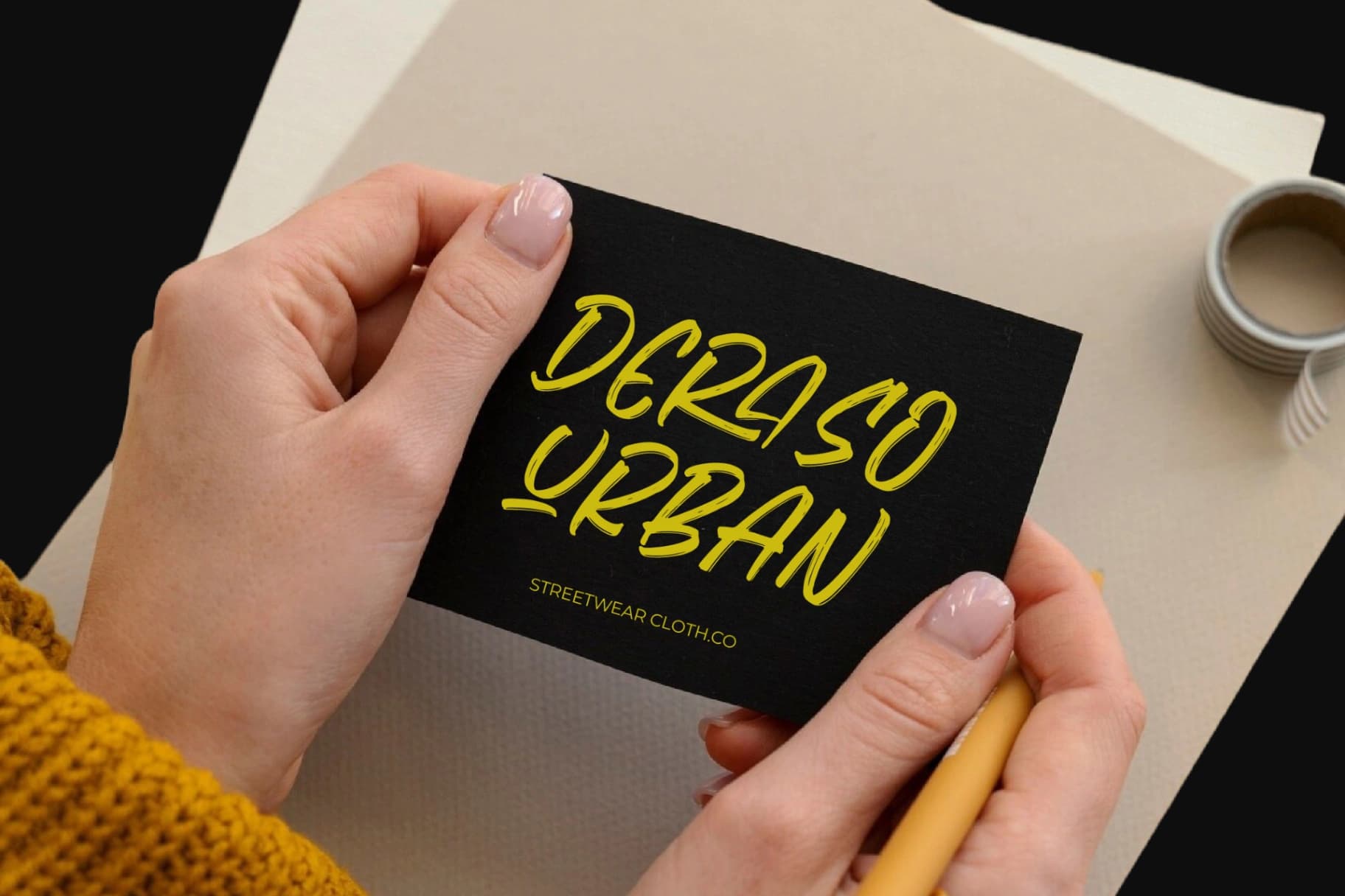 Preview 7 for Flackin Bruska - Modern Brush Font