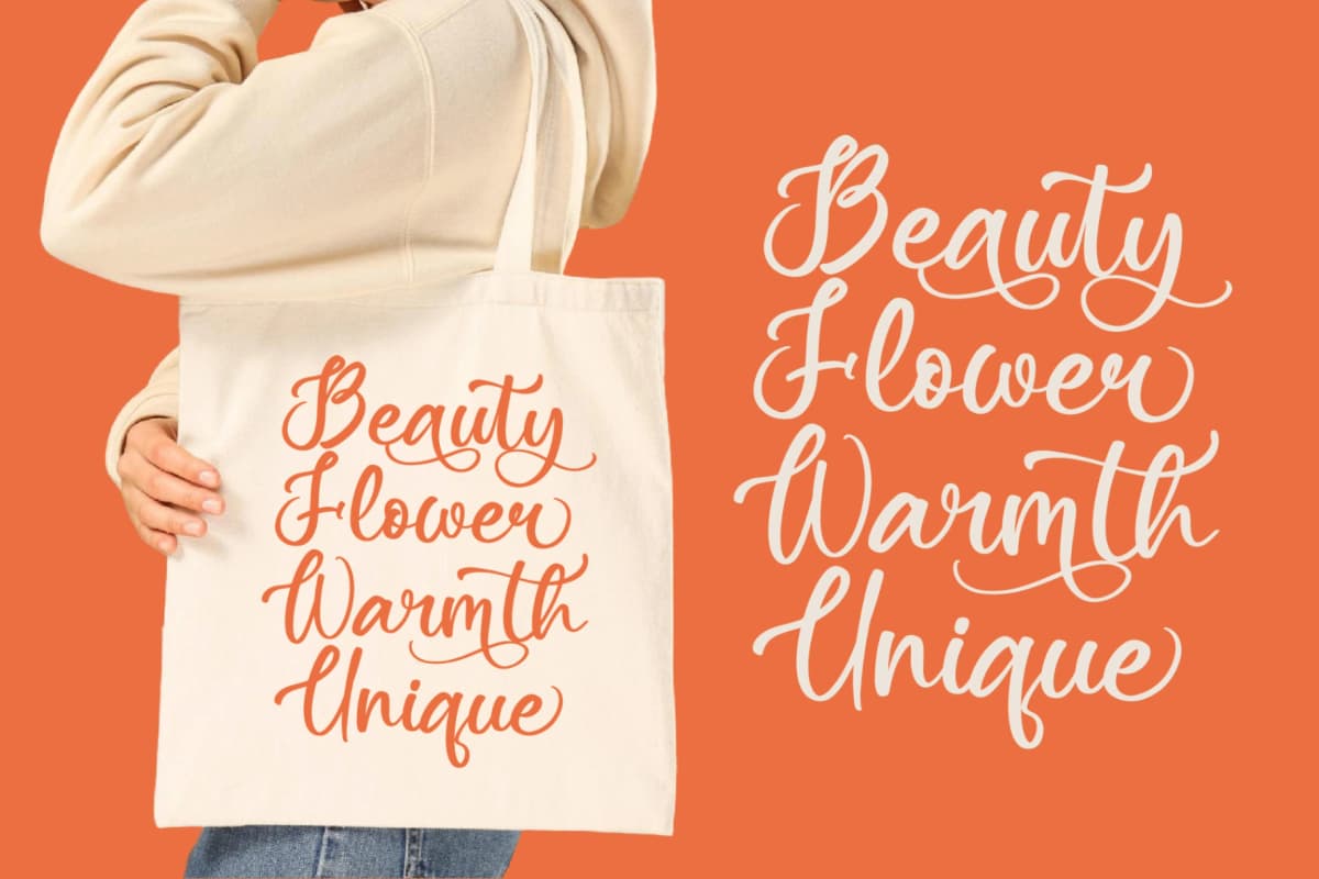 Asylen Raneta - Cute Script Font font preview 4