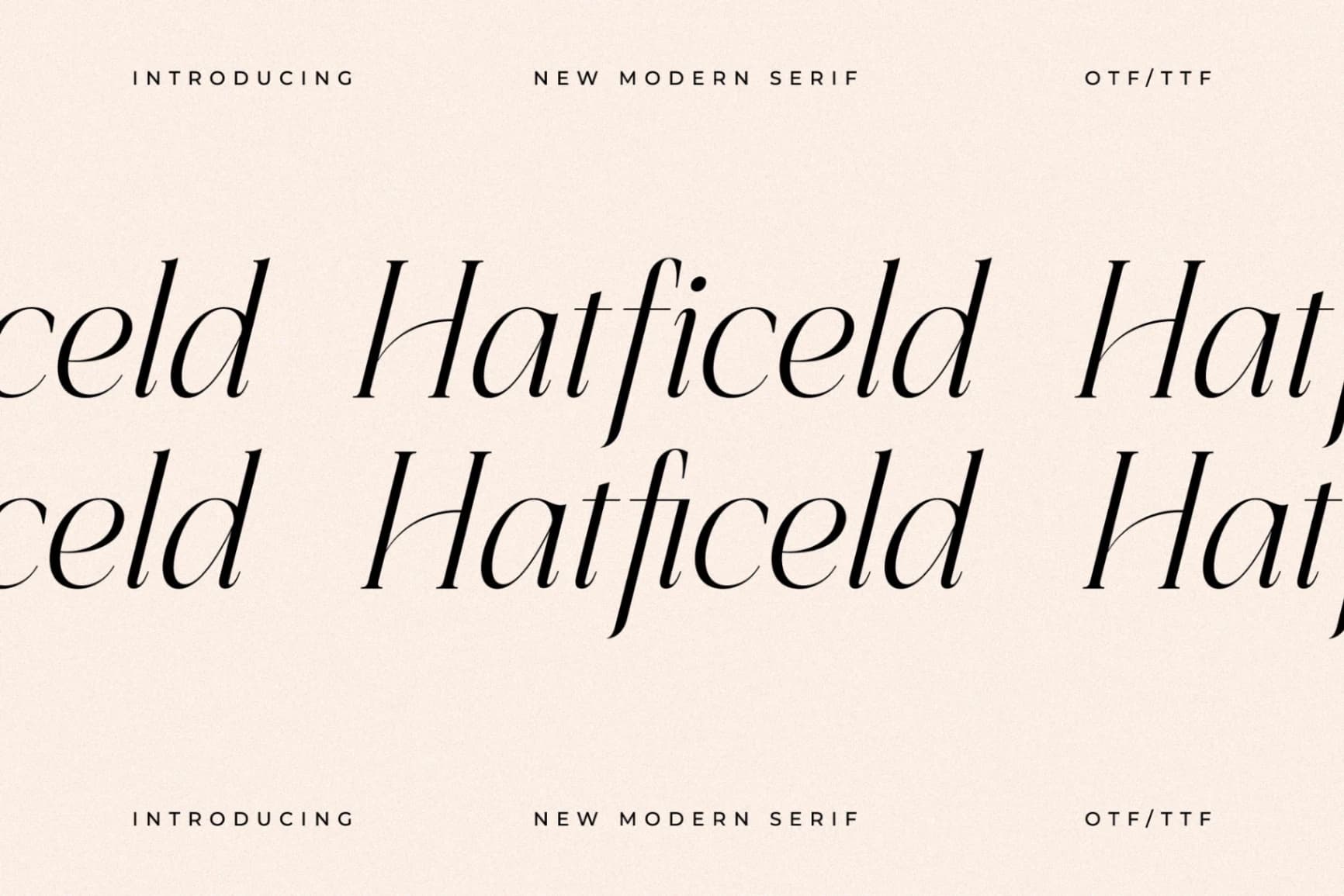 Preview 7 for Hatficeld - New Modern Serif Font