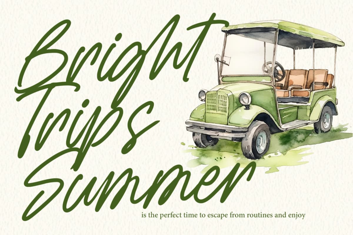 Preview 11 for Sejatty Gartena - Aesthetic Handwritten Font