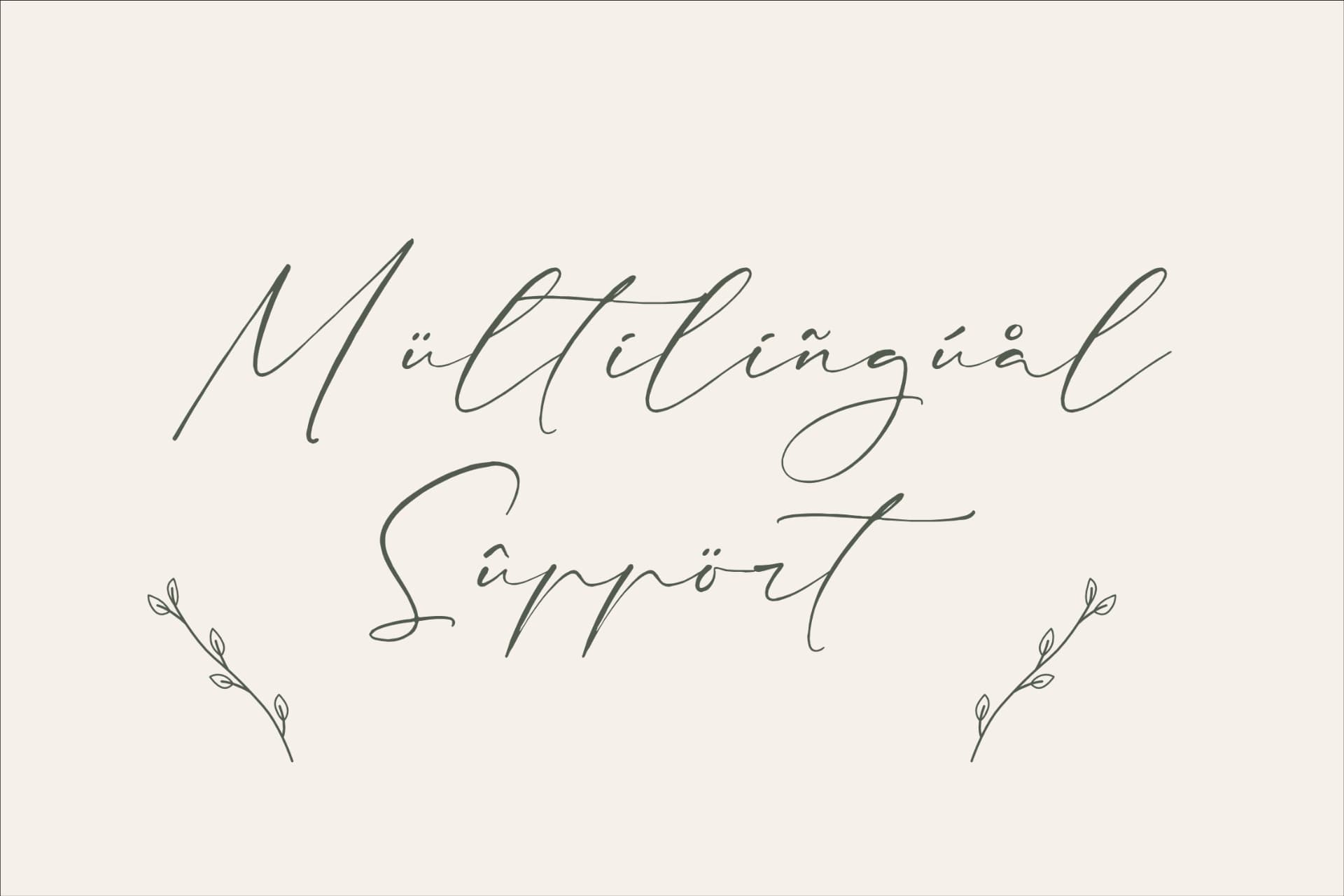 Preview 12 for Rhastela Greams - Modern Signature Font